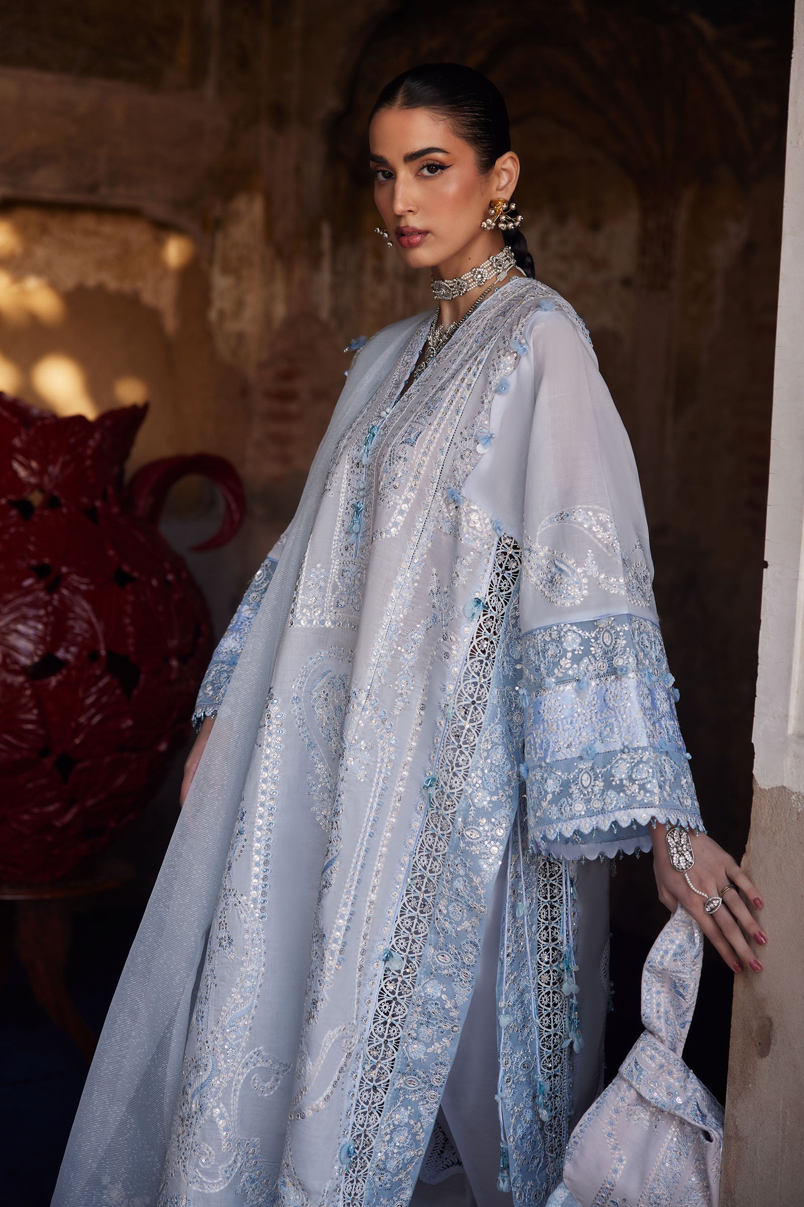 Kashmee Luxury Eid Lawn – ROUHAAN (EL26-04 A)