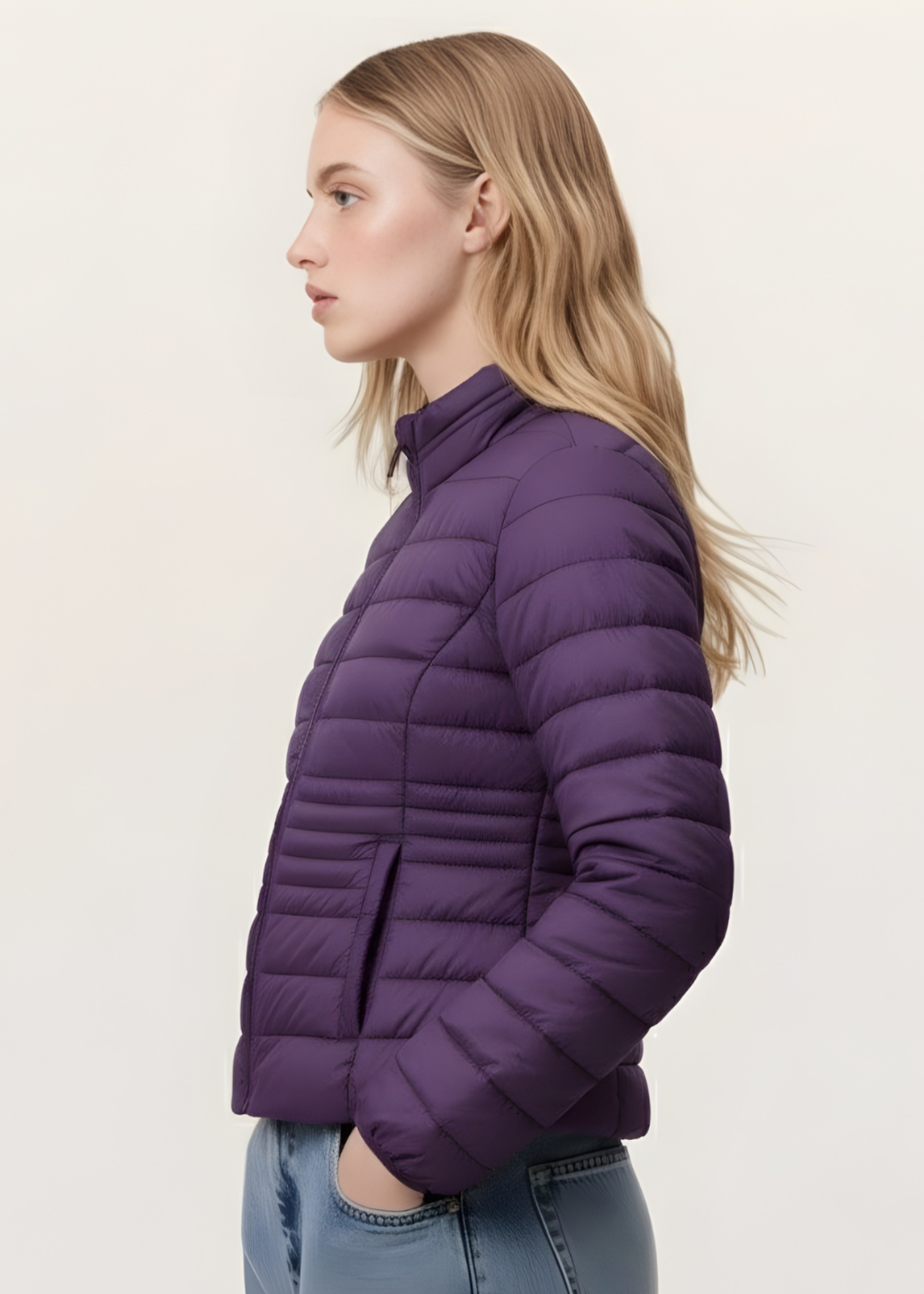 parachute Jacket in Deep purple