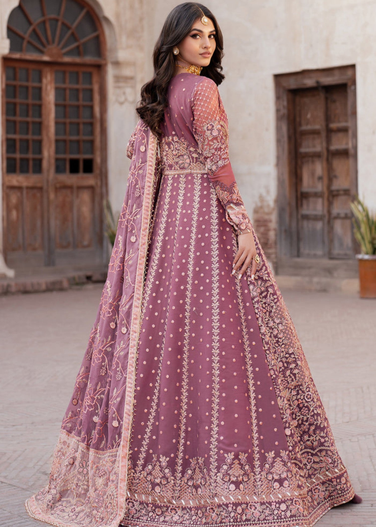 chiffon Maxi in Bubblegum pink