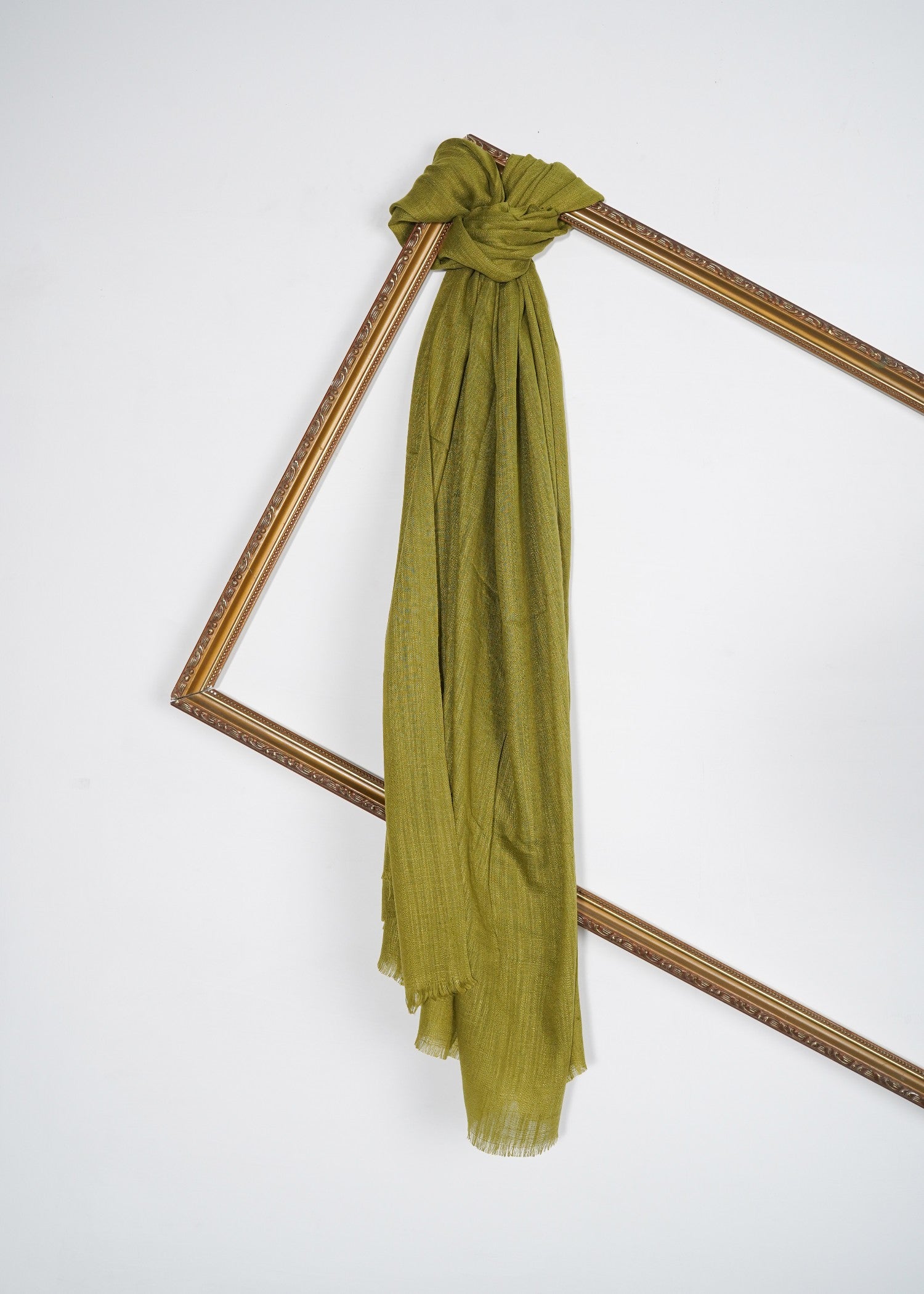 lawn Hijab in Olive green