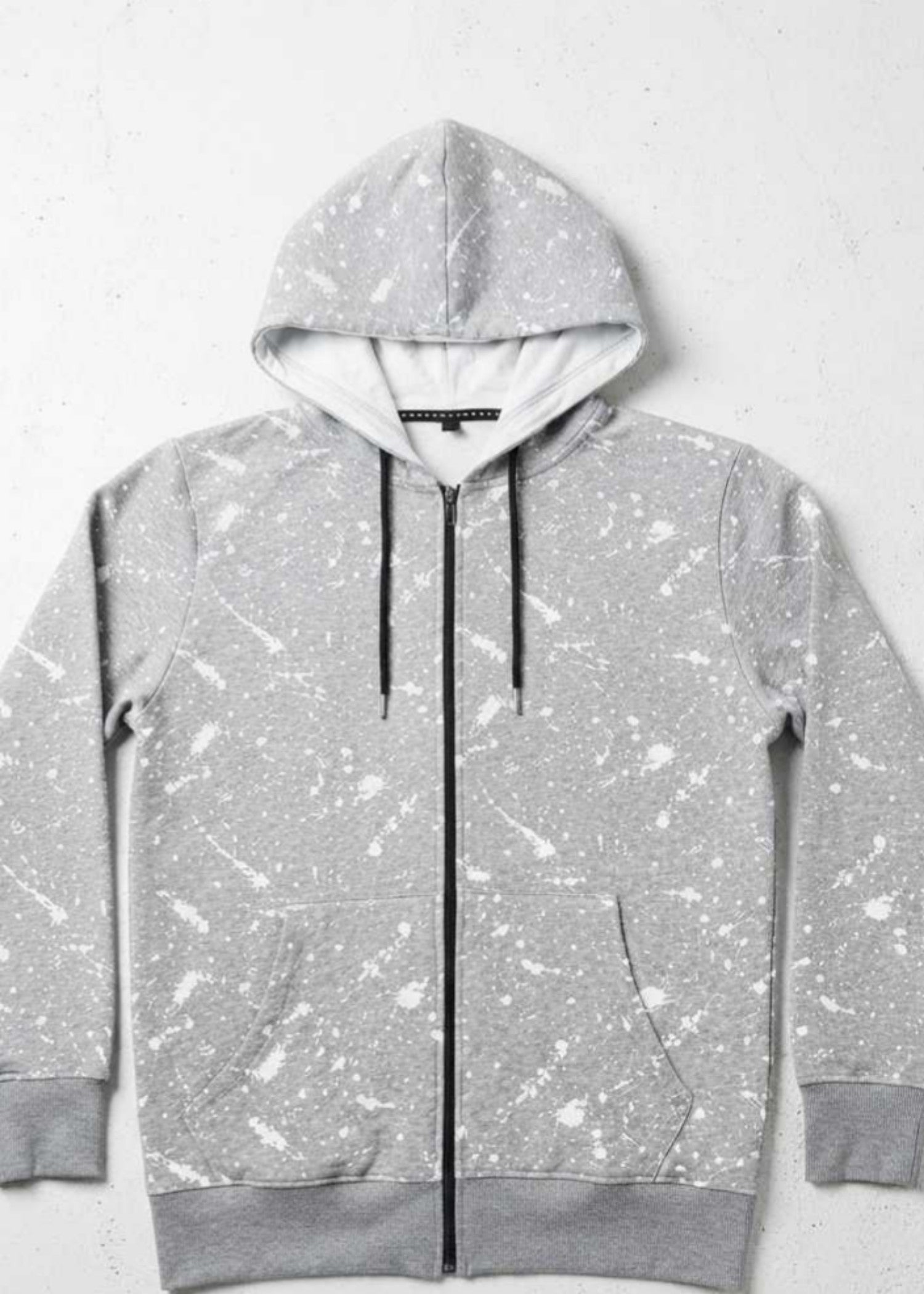 fleece Hoodie in Ash grey by Murafah