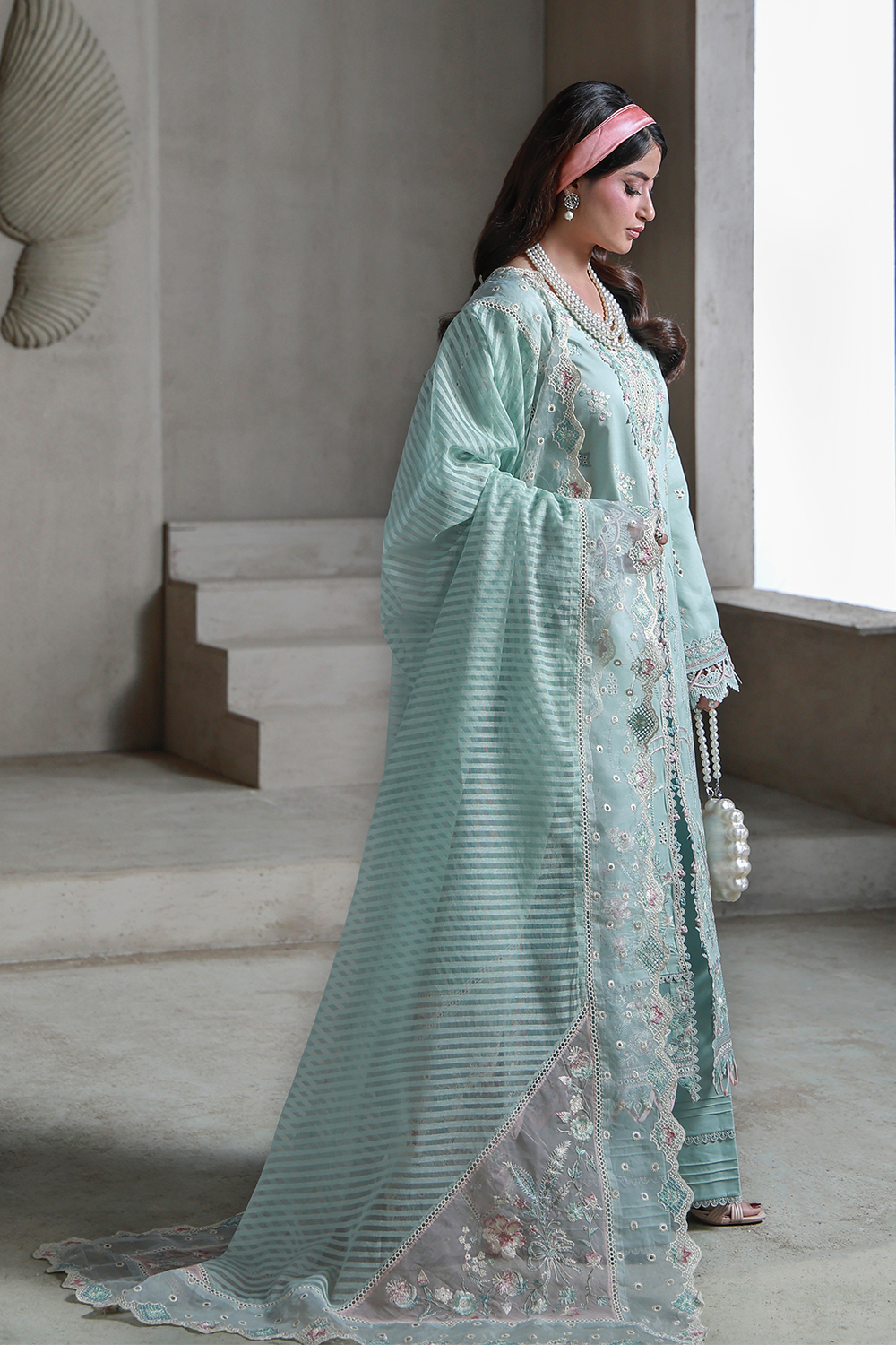 Saagar Festive Luxury Lawn – AABAN (AL-10)