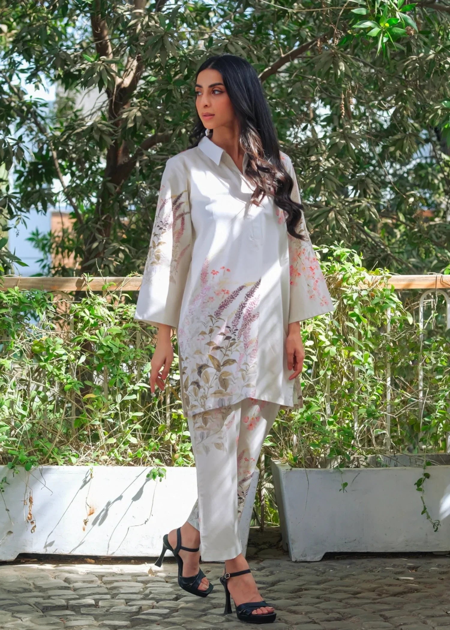 cambric Co Ord Sets in Antique white