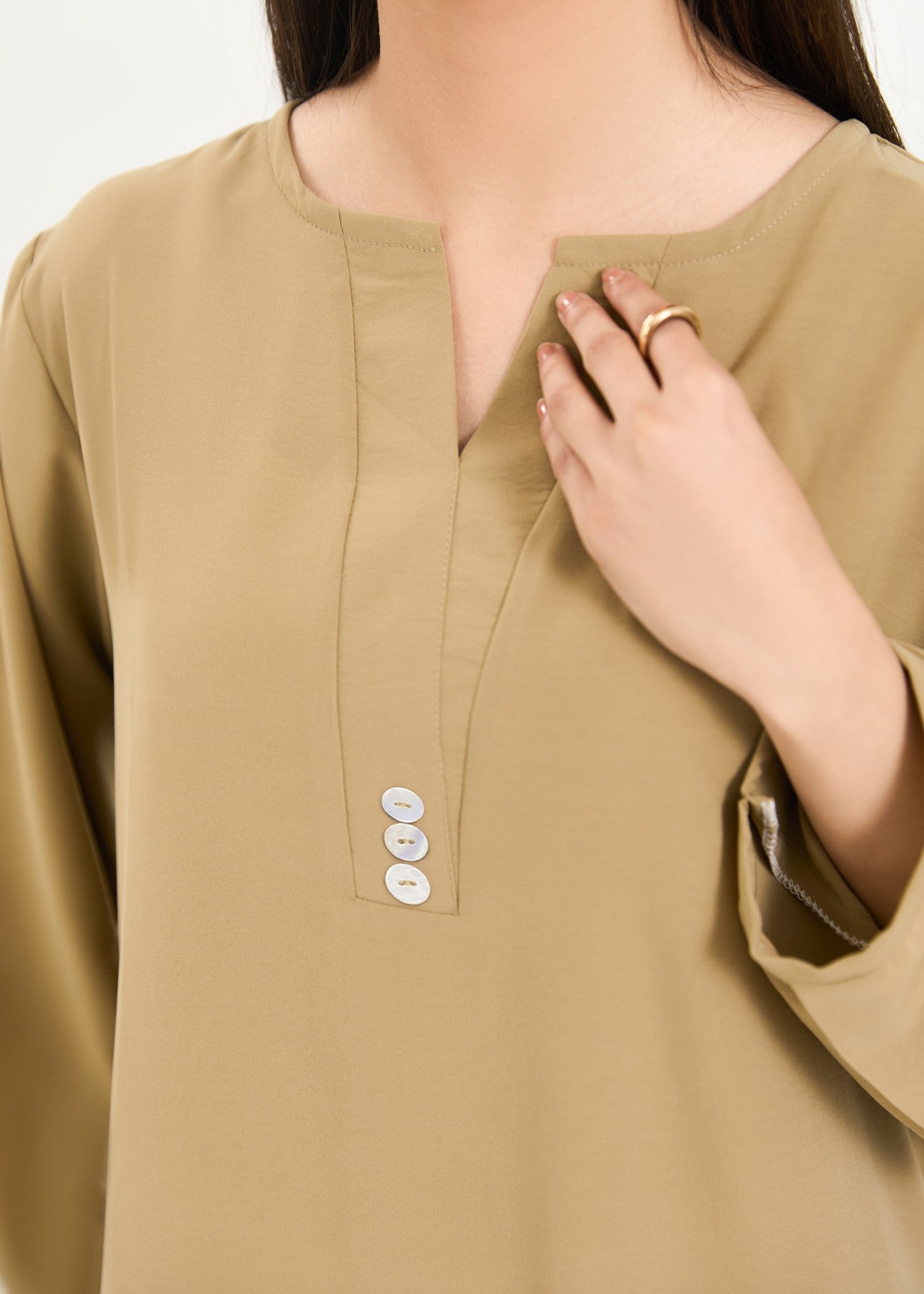 polycotton Co Ord Sets in Khaki brown