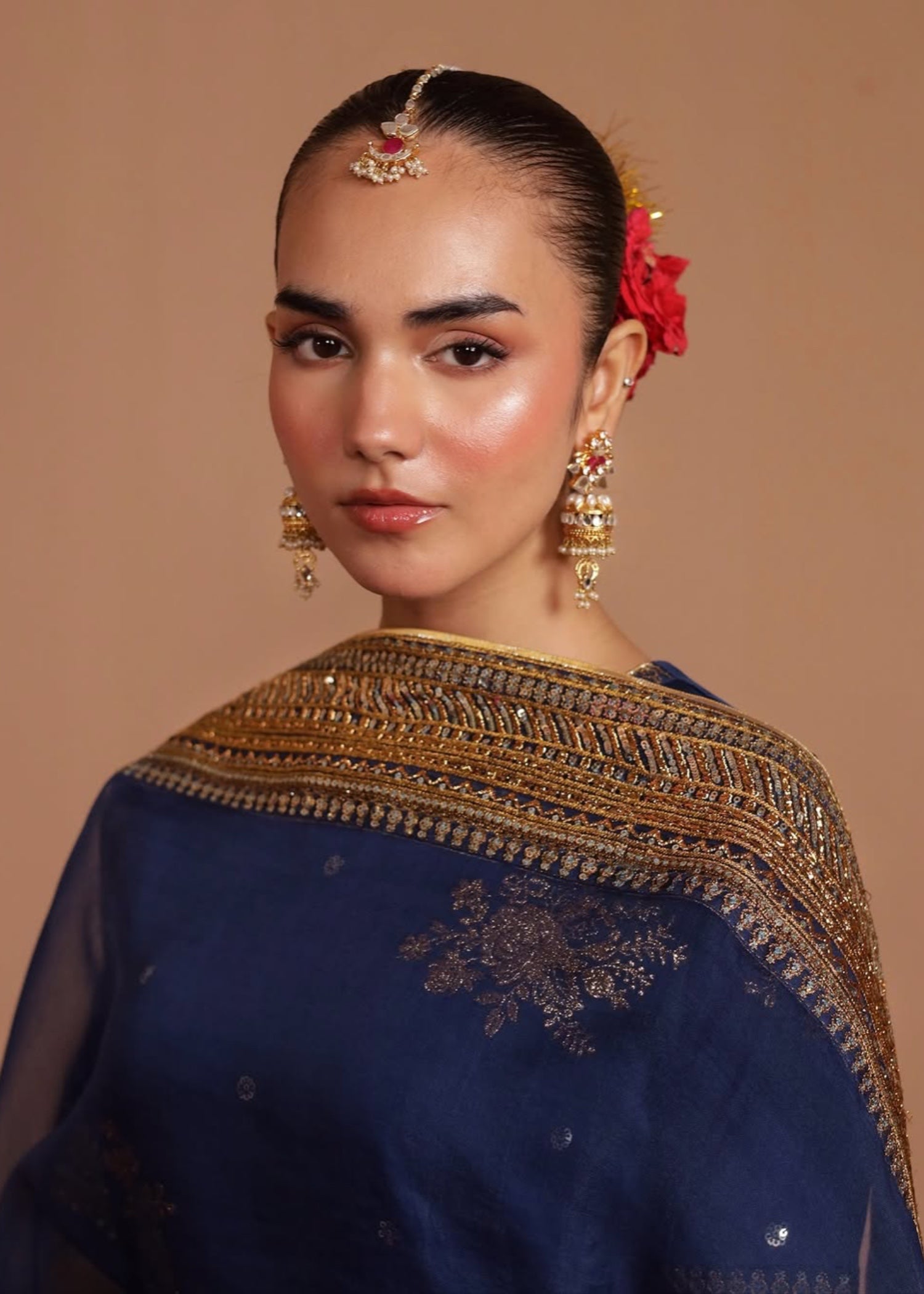 charmuse/shamooz Kurta Set in Navy blue