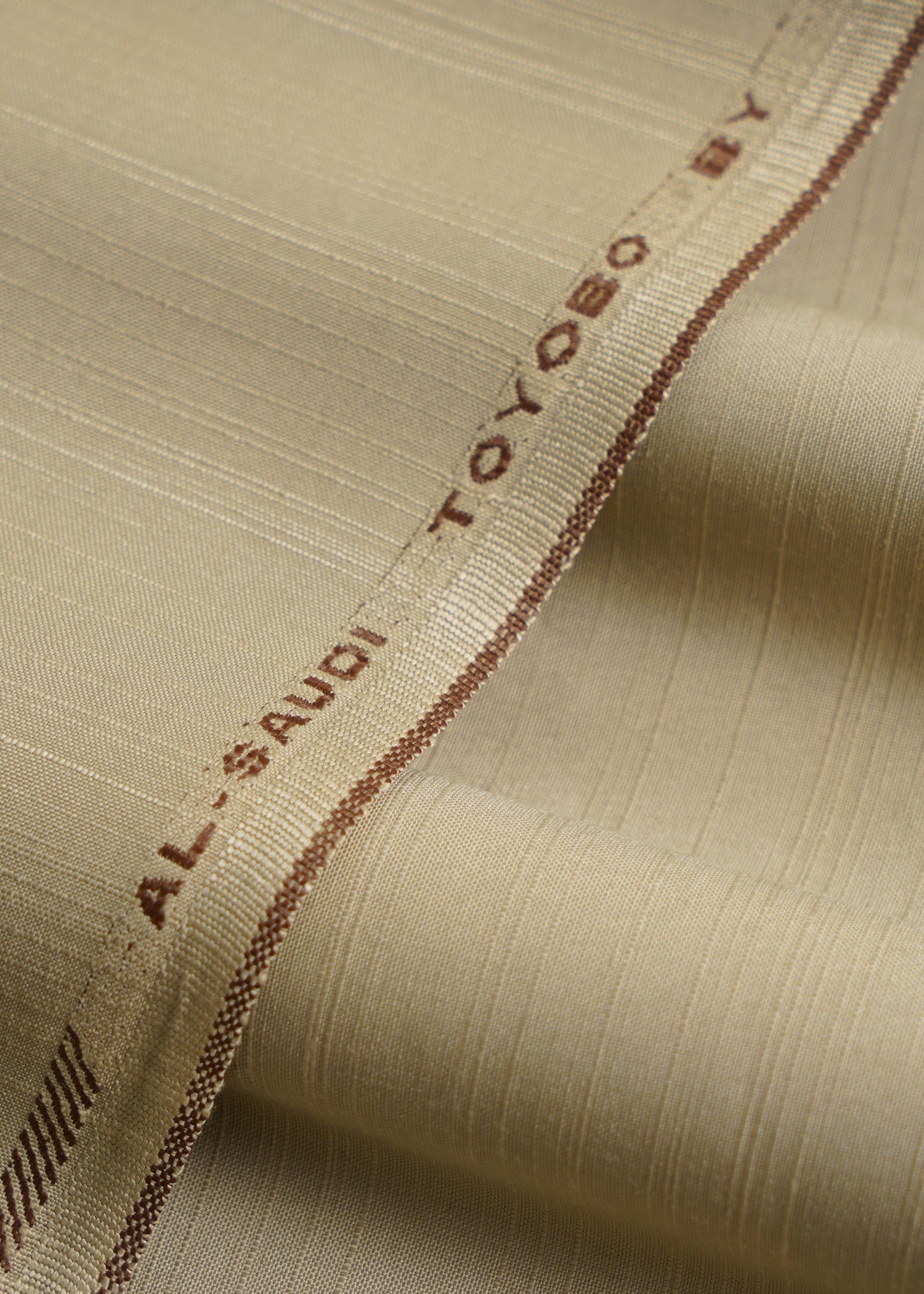 wash & wear Unstitched in Khaki brown
