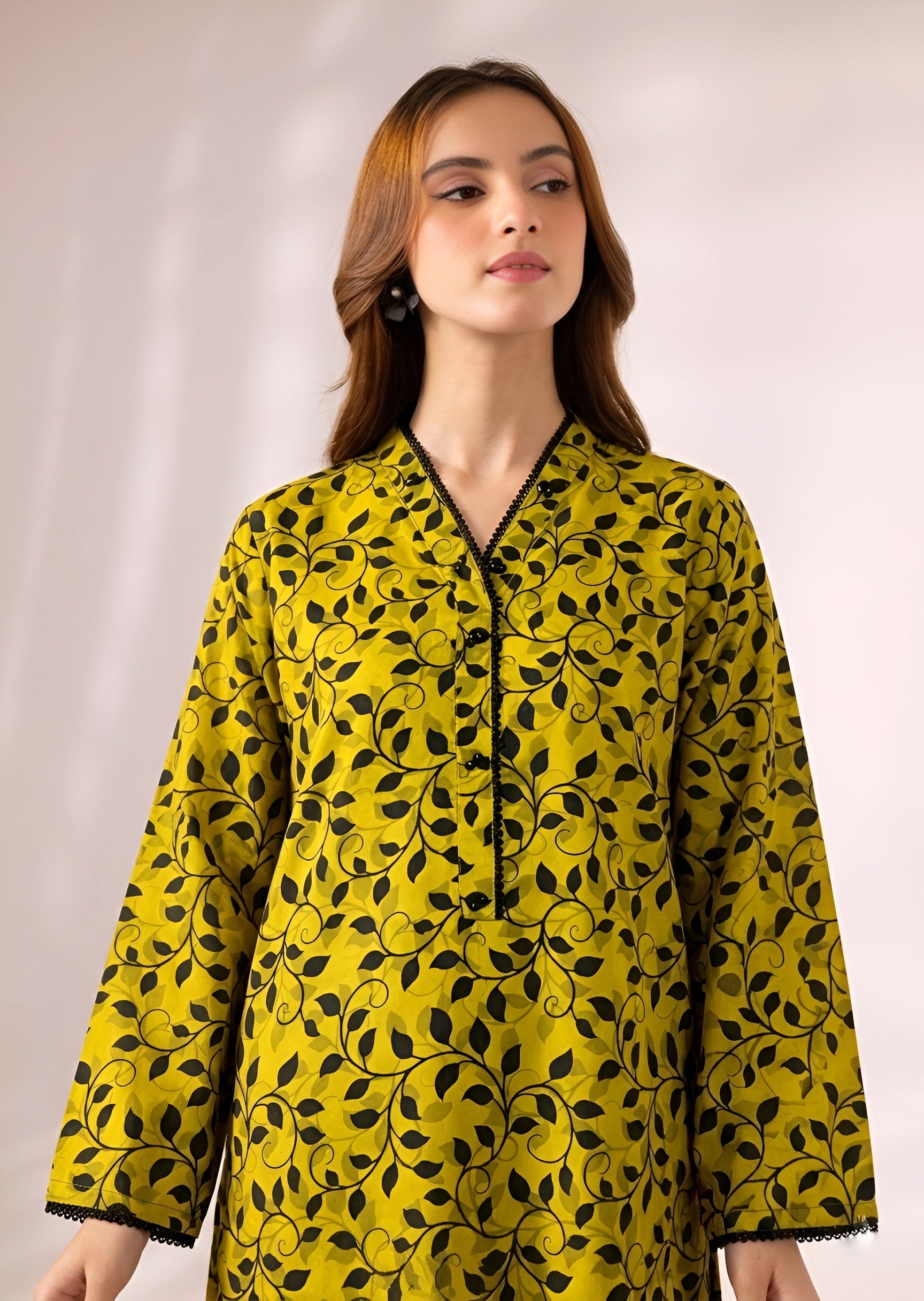 cambric Co Ord Sets in Lime green