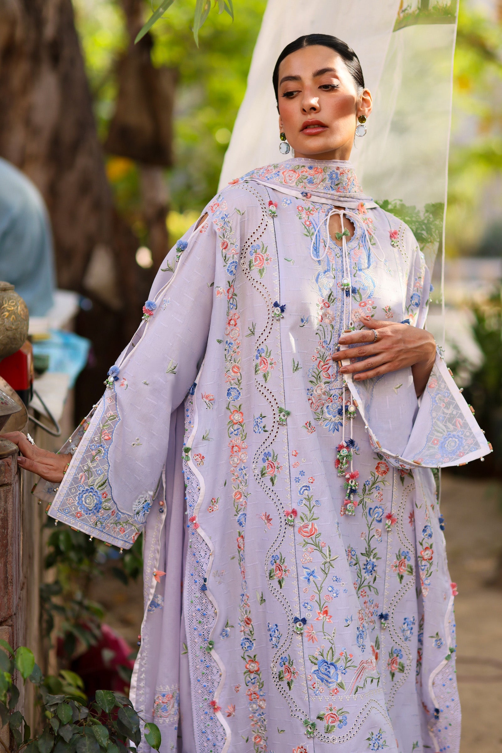 Festive Luxury Lawn – Periwinkle Muse (Z-11)