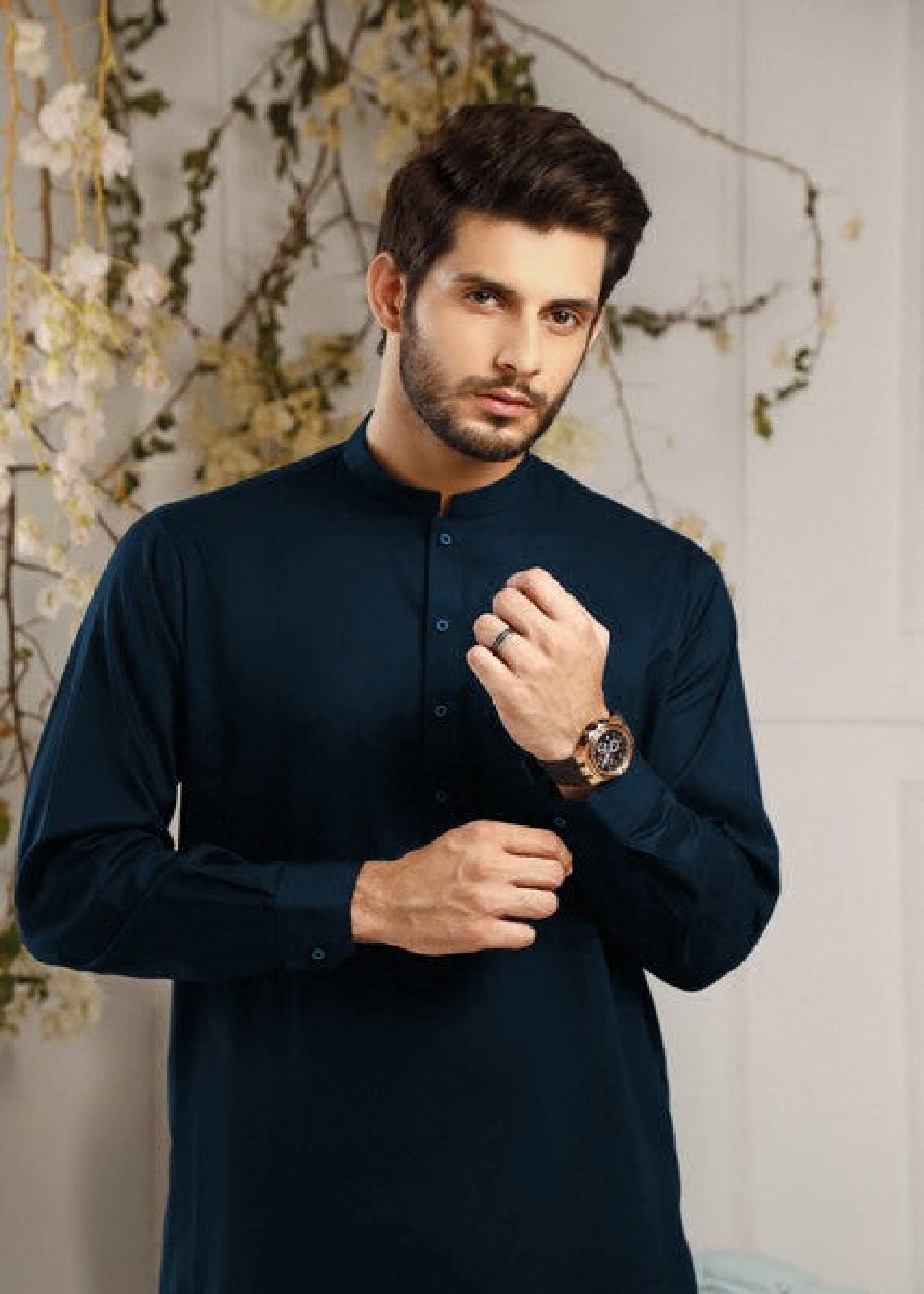 cotton Shalwar Kameez in Blue