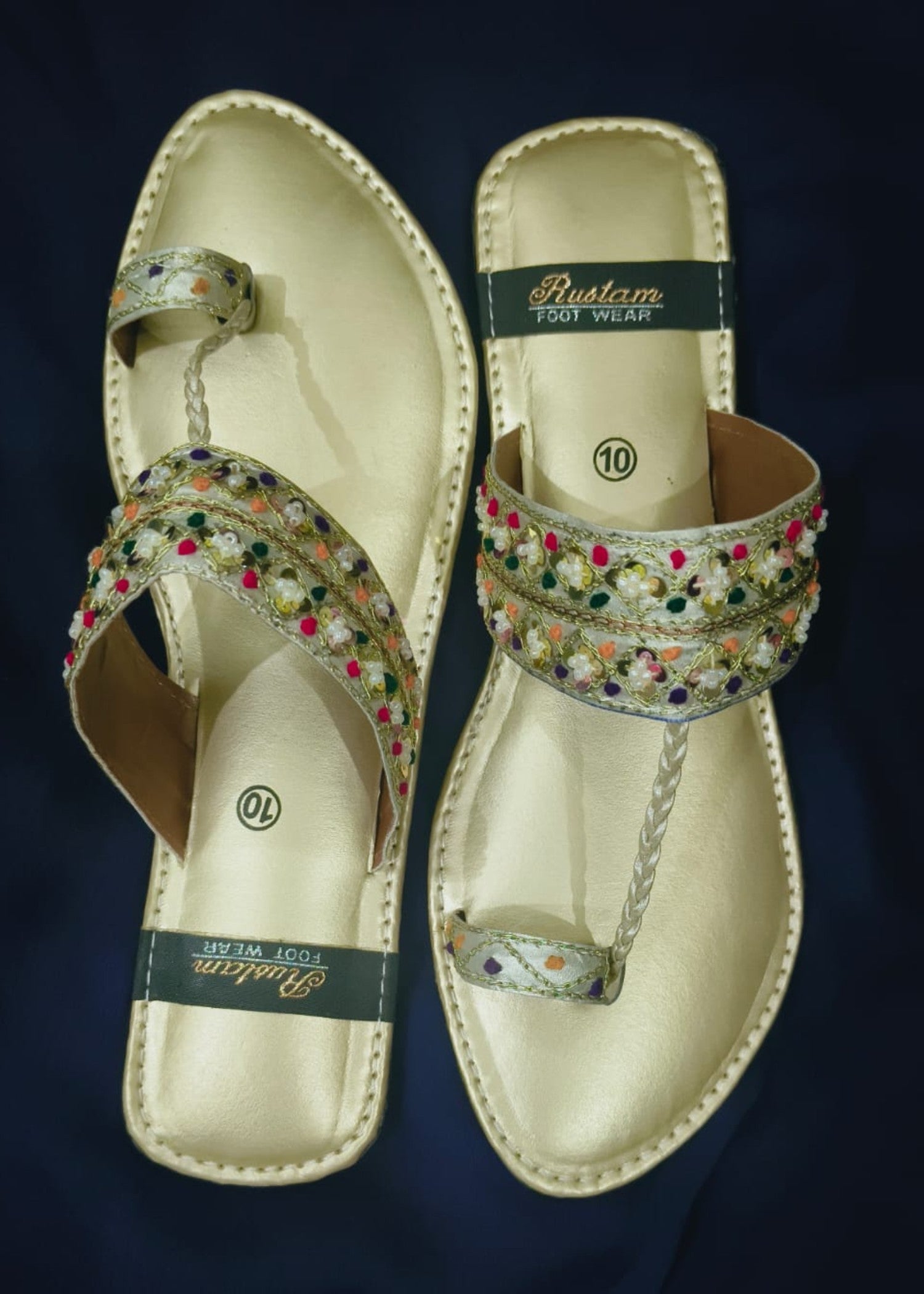 Kolapuri in Multi by - High Quality Women Kolapuri SLW1912