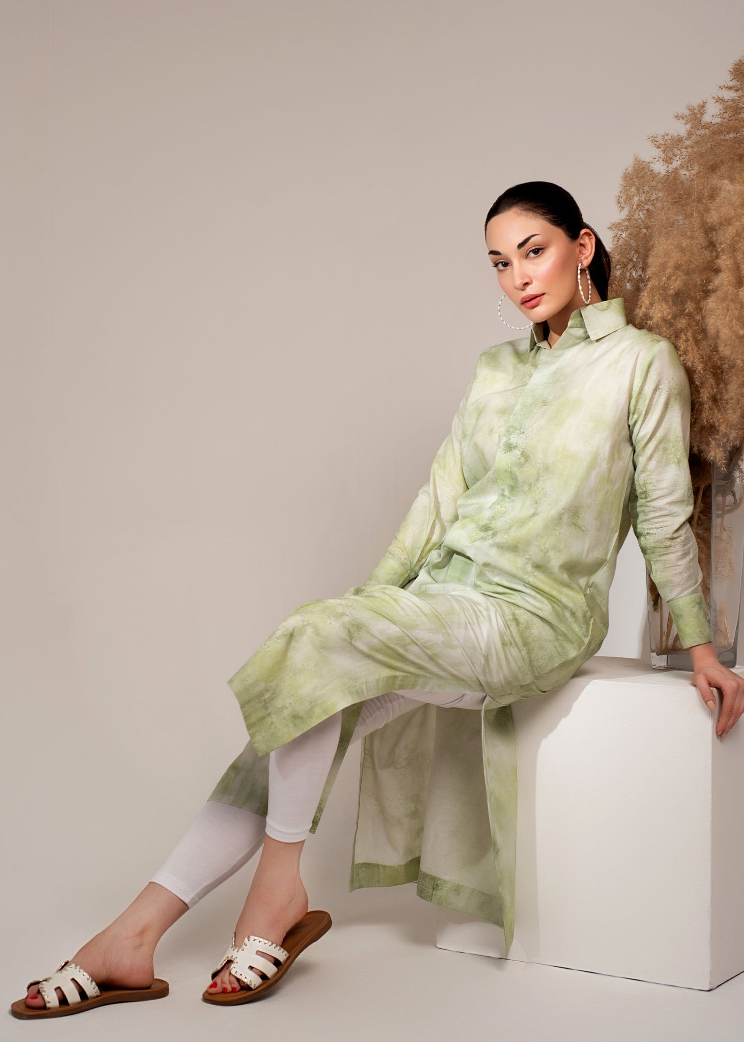 lawn Tunic in Mint green