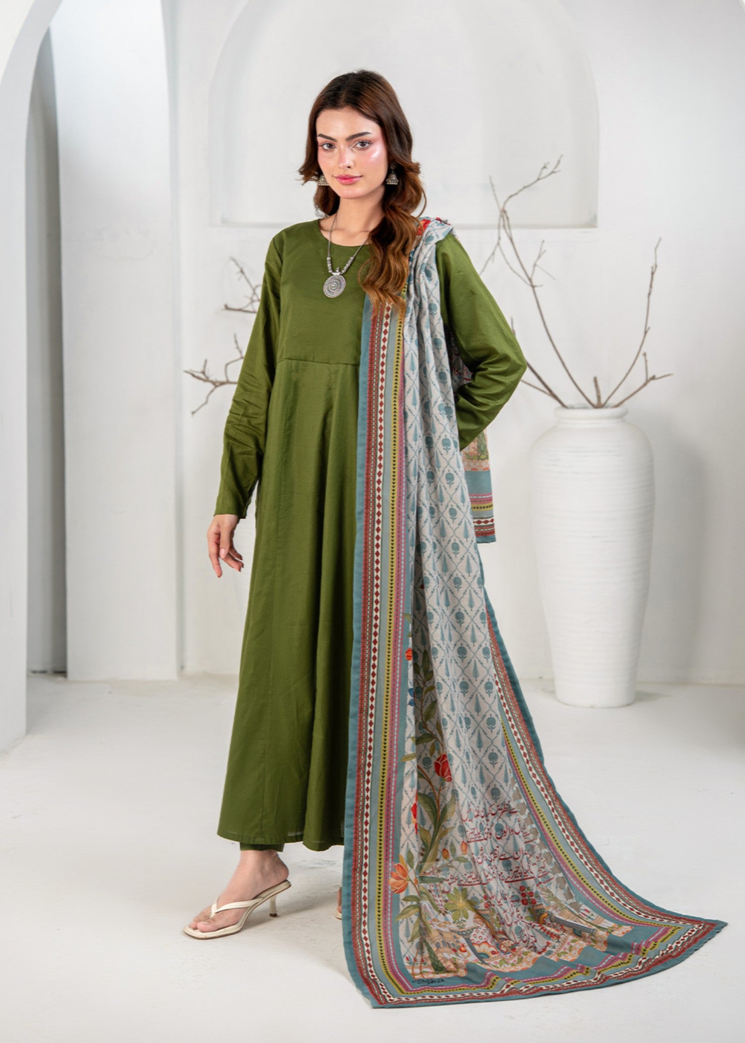 Dupatta in Multi Color by - Trendy Women Dupatta MYX9126