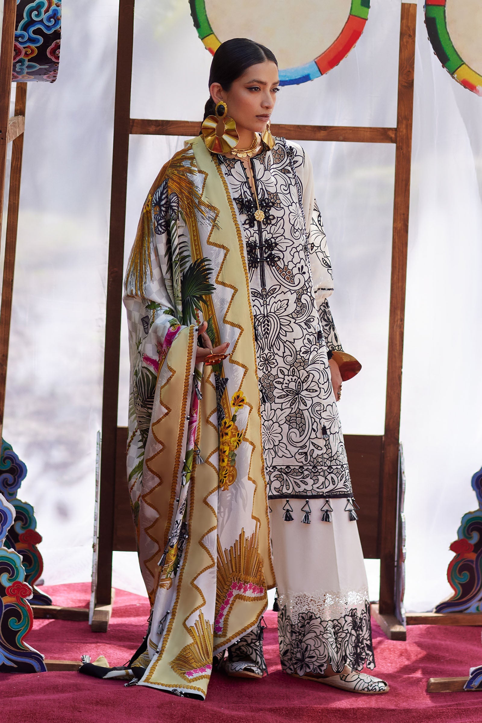 Kashmee Luxury Eid Lawn – ZEVARÉ (EL26-07 B)