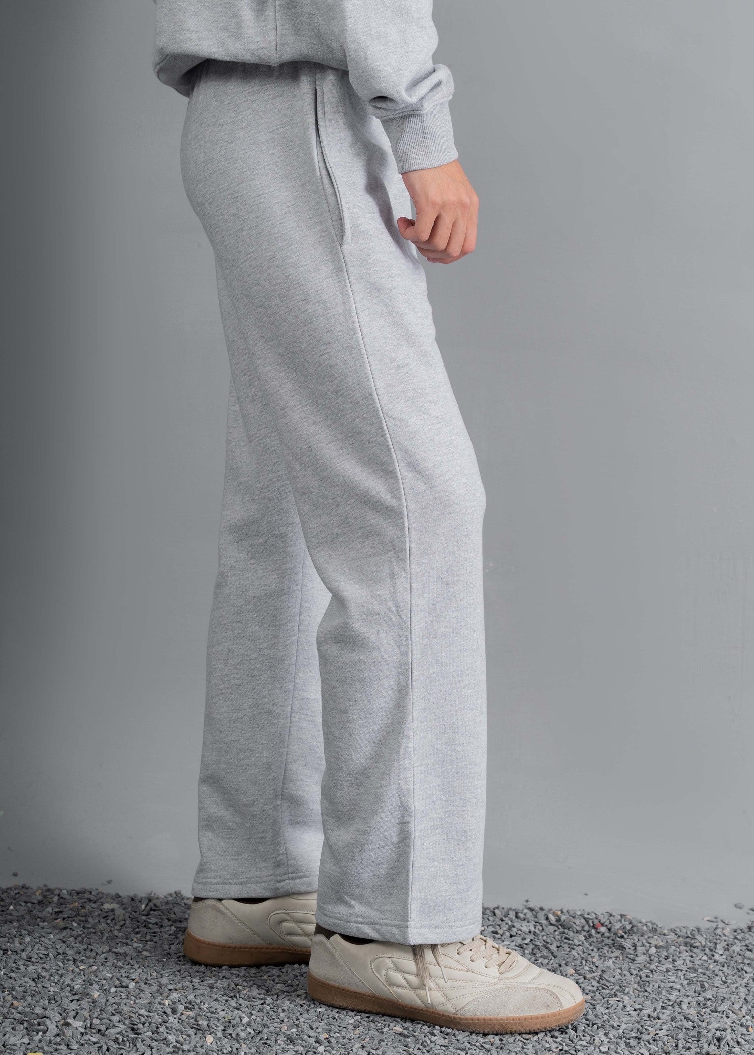 terry Trousers in Ash grey