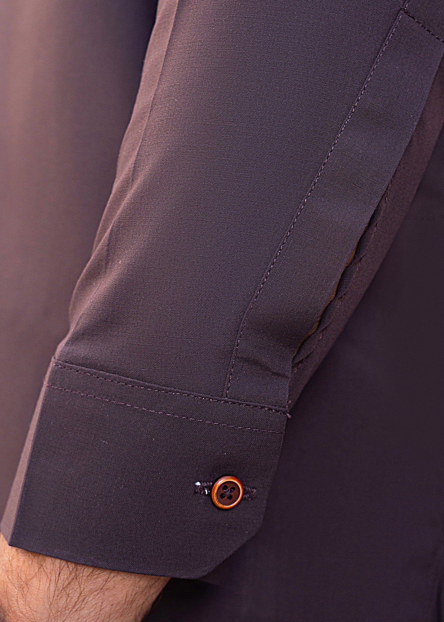 wash & wear Shalwar Kameez in Mocha brown