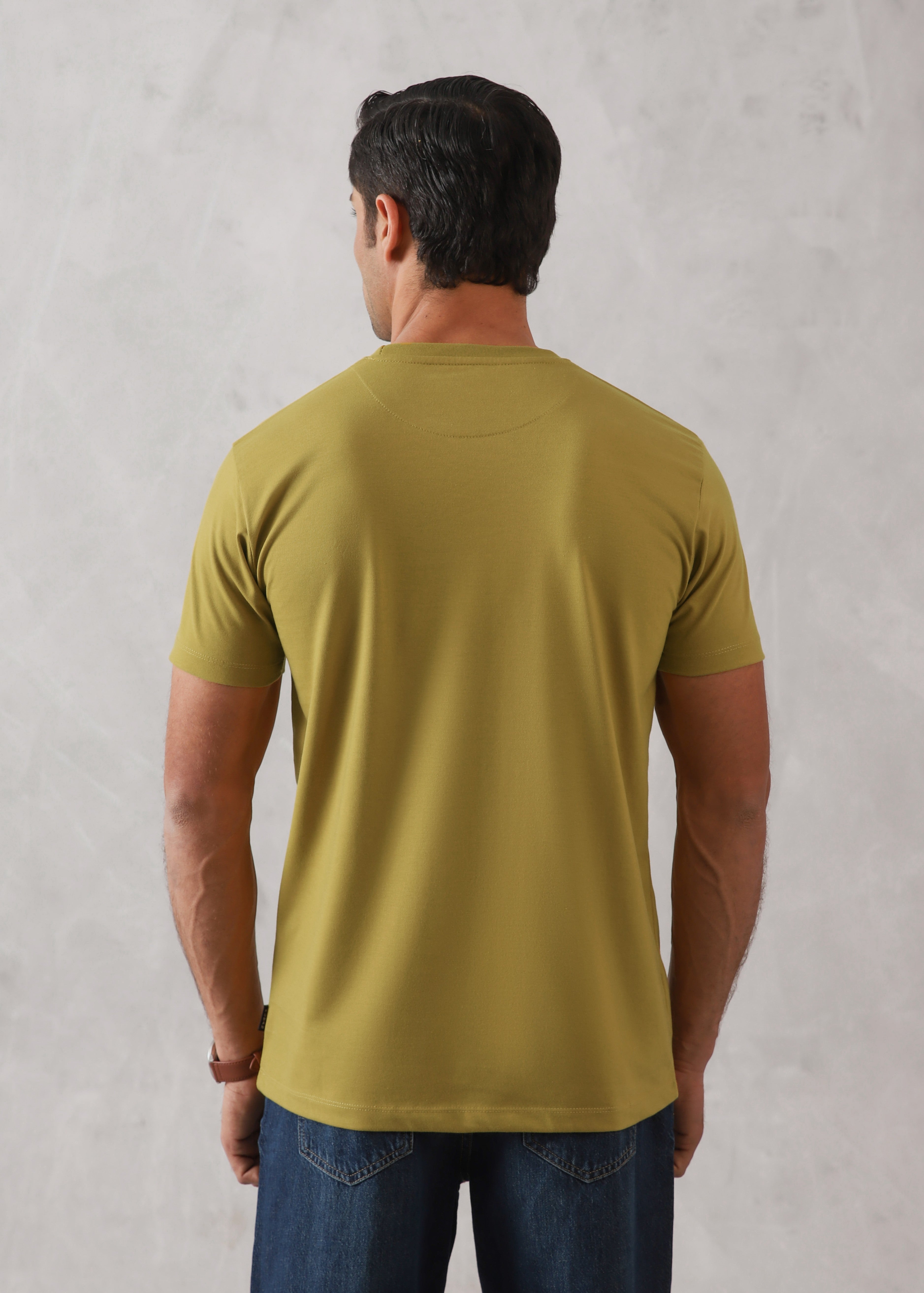 cotton T Shirt in Goldenrod