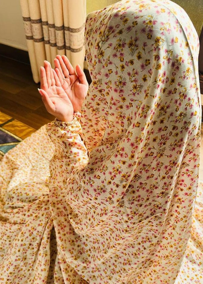 lawn Chaddar in Cream