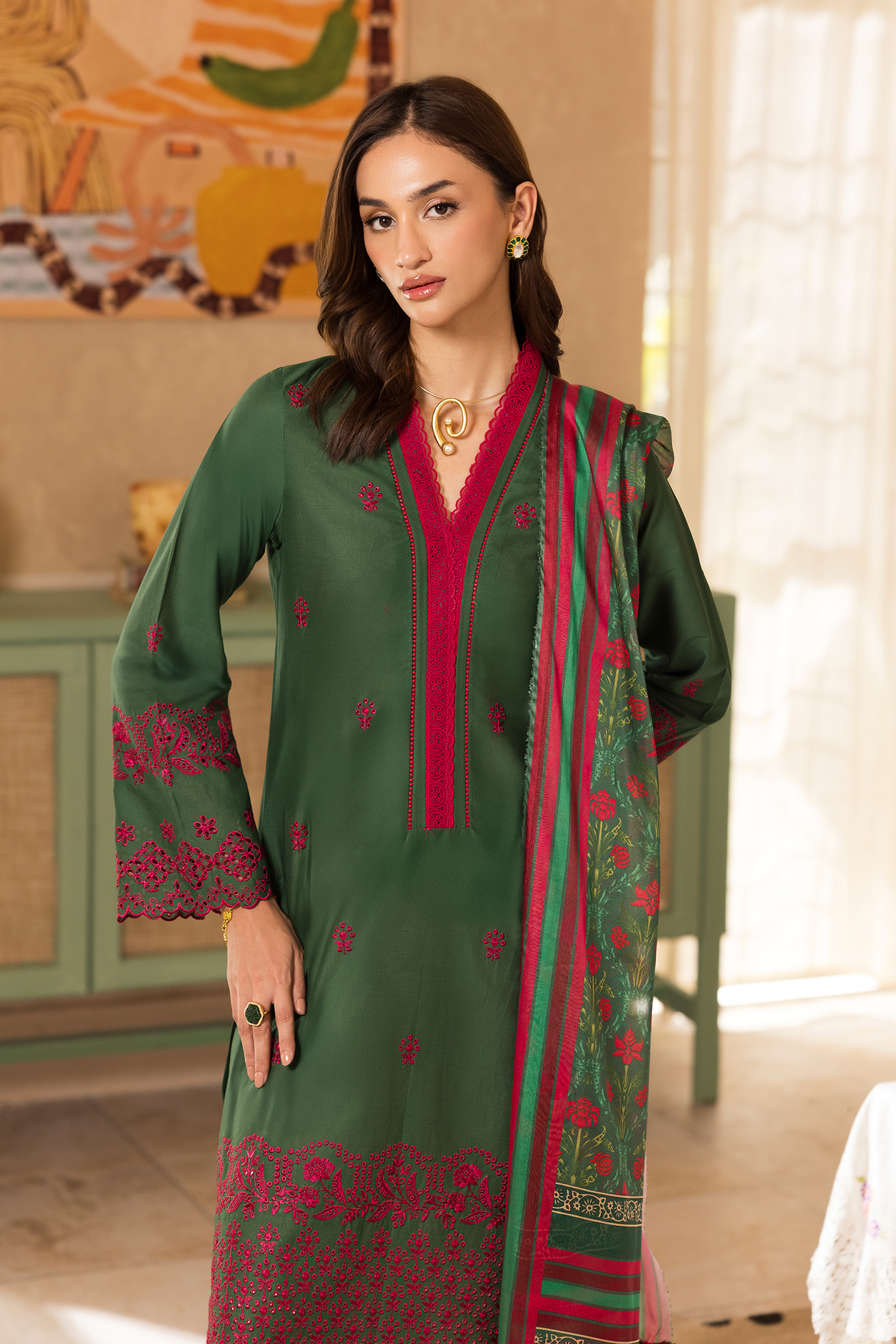 Nissa Chikankari Lawn – N-08