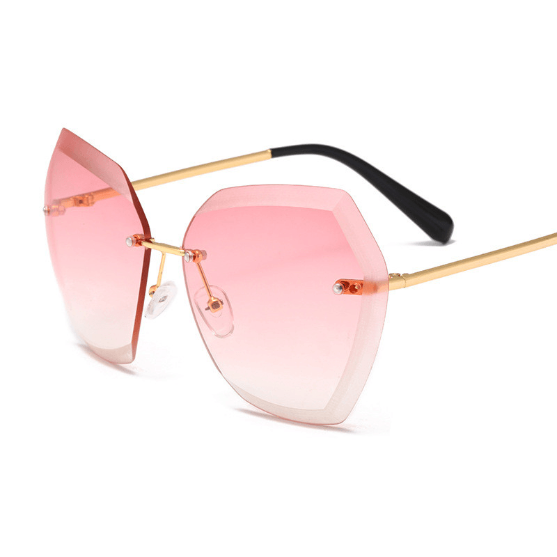 Ocean Piece Sunglasses European and American Trend Glasses Cut-Edge Sunglasses