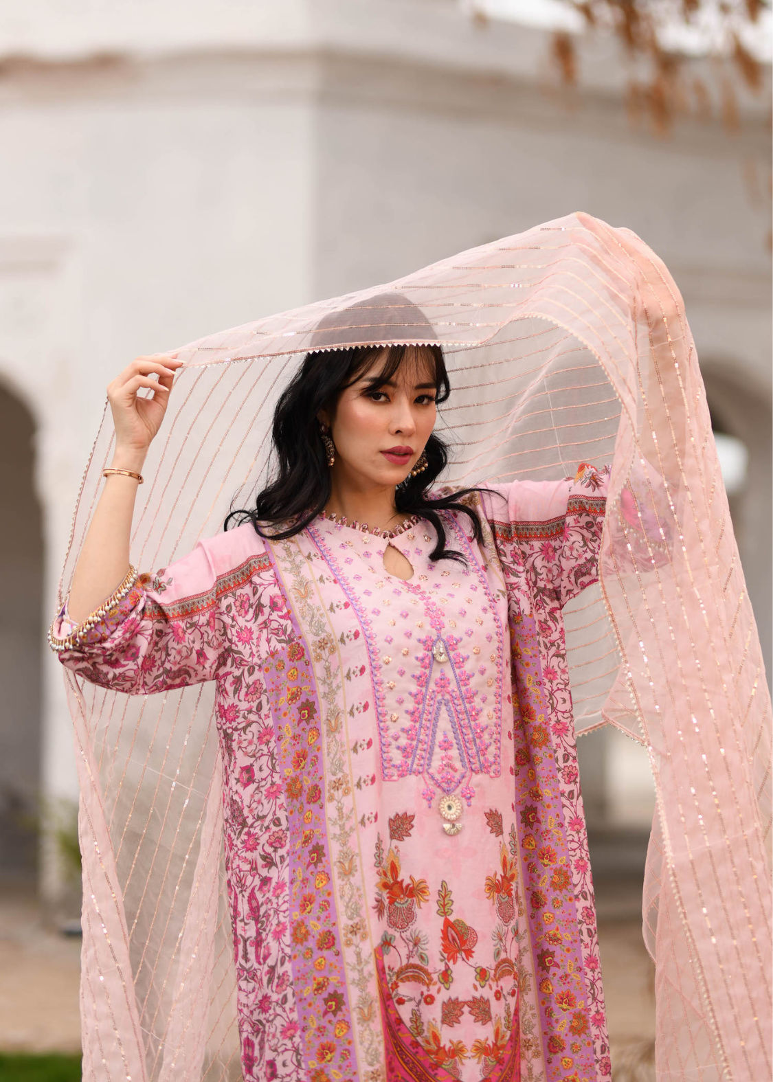 cotton Unstitched in Pastel pink