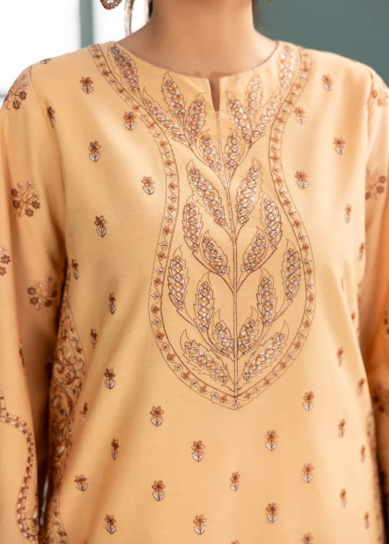 poplin Kurta Set in Beige