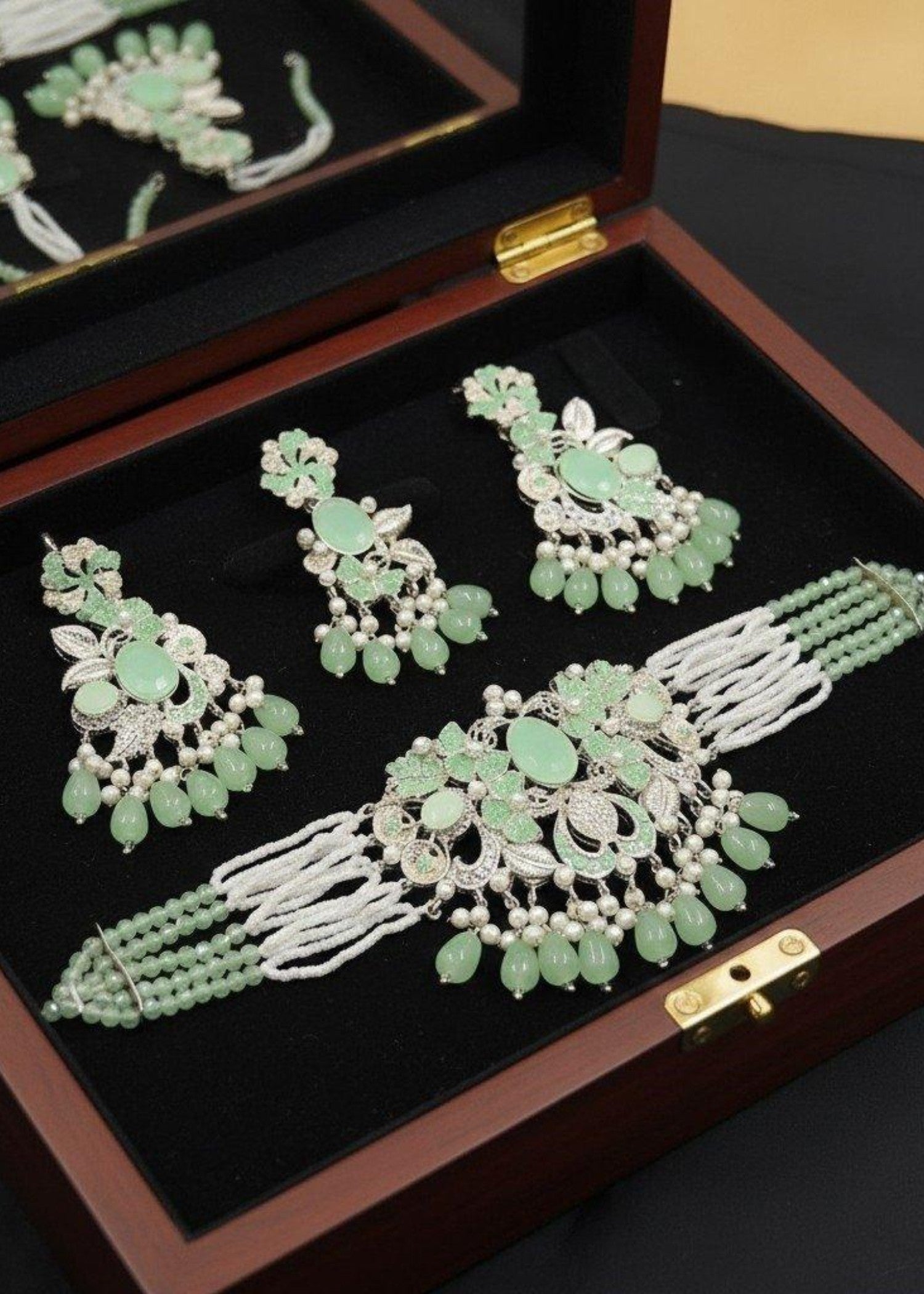 Choker in Mint green Color by - Trendy Women Choker LYZ3152