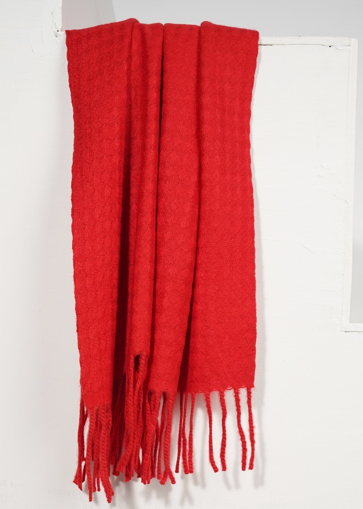 wool Hijab in Red