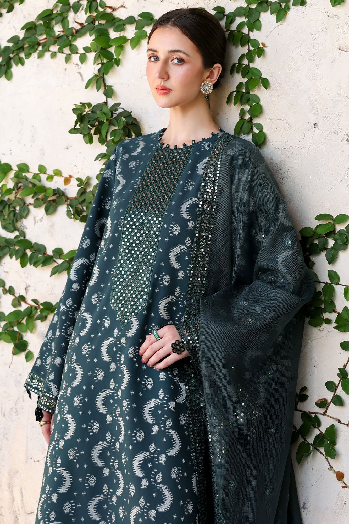 Eid Lawn Edit – Teal Spruce