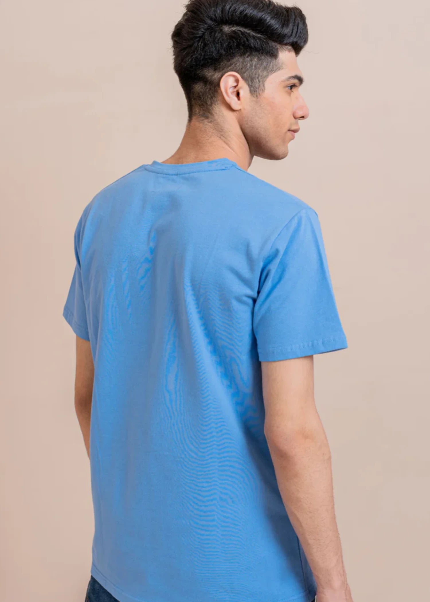polyester T Shirt in Royal blue