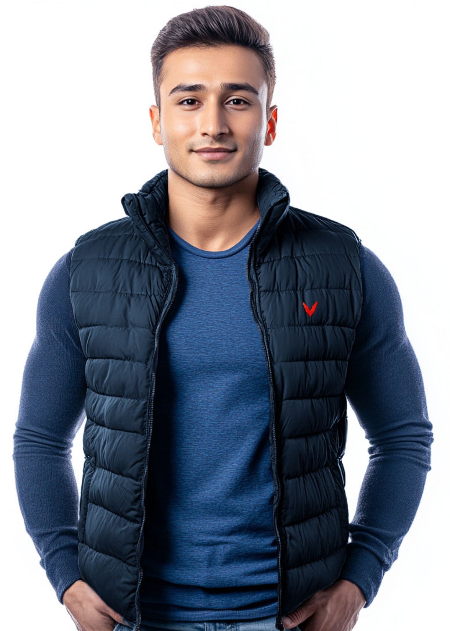 polyester Jacket in Midnight