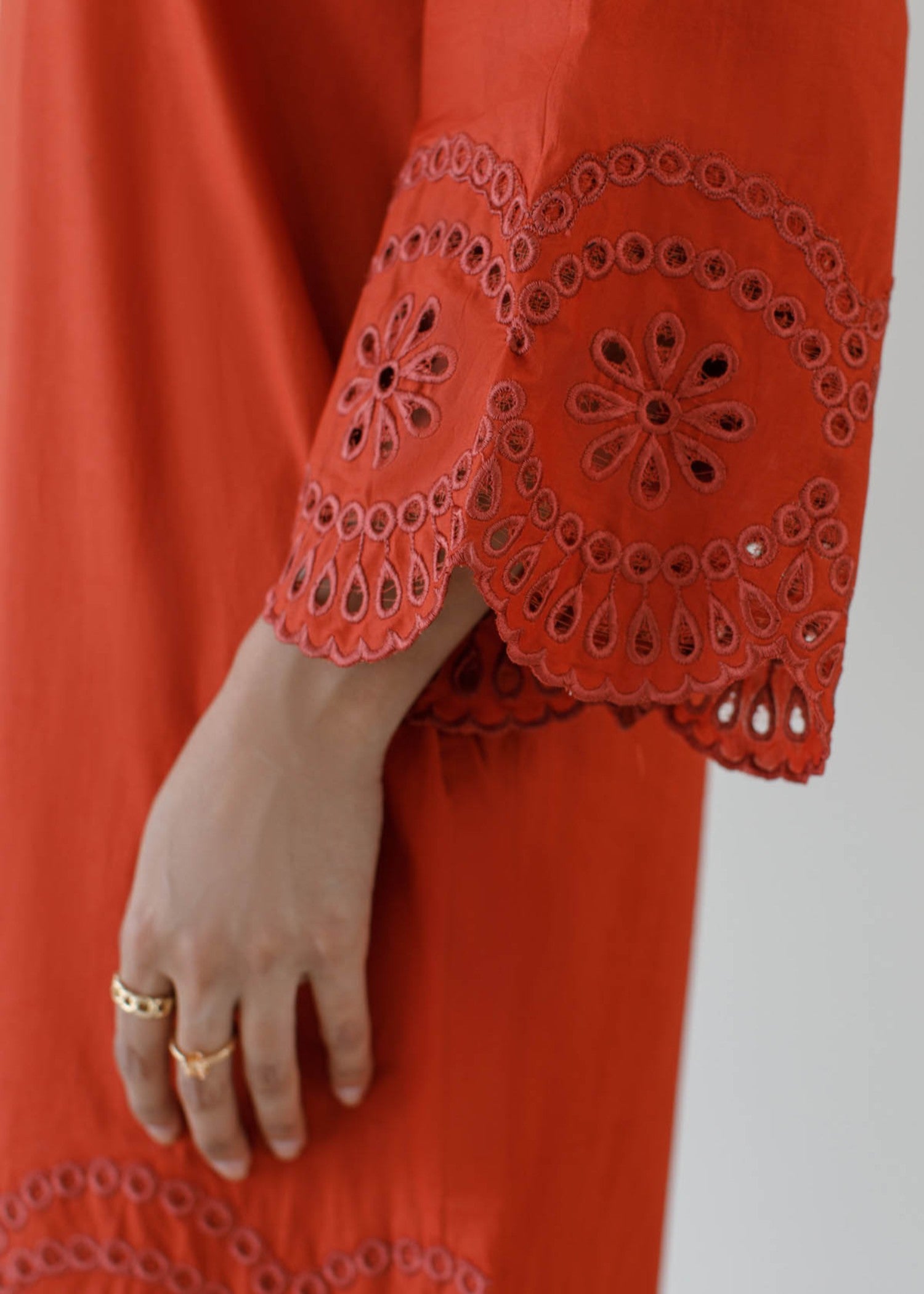 cambric Co Ord Sets in Rust red