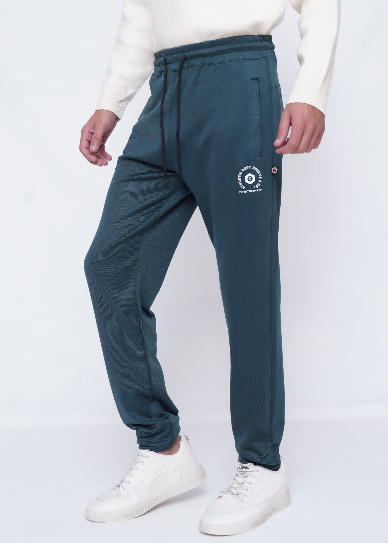 terry Trousers in Teal