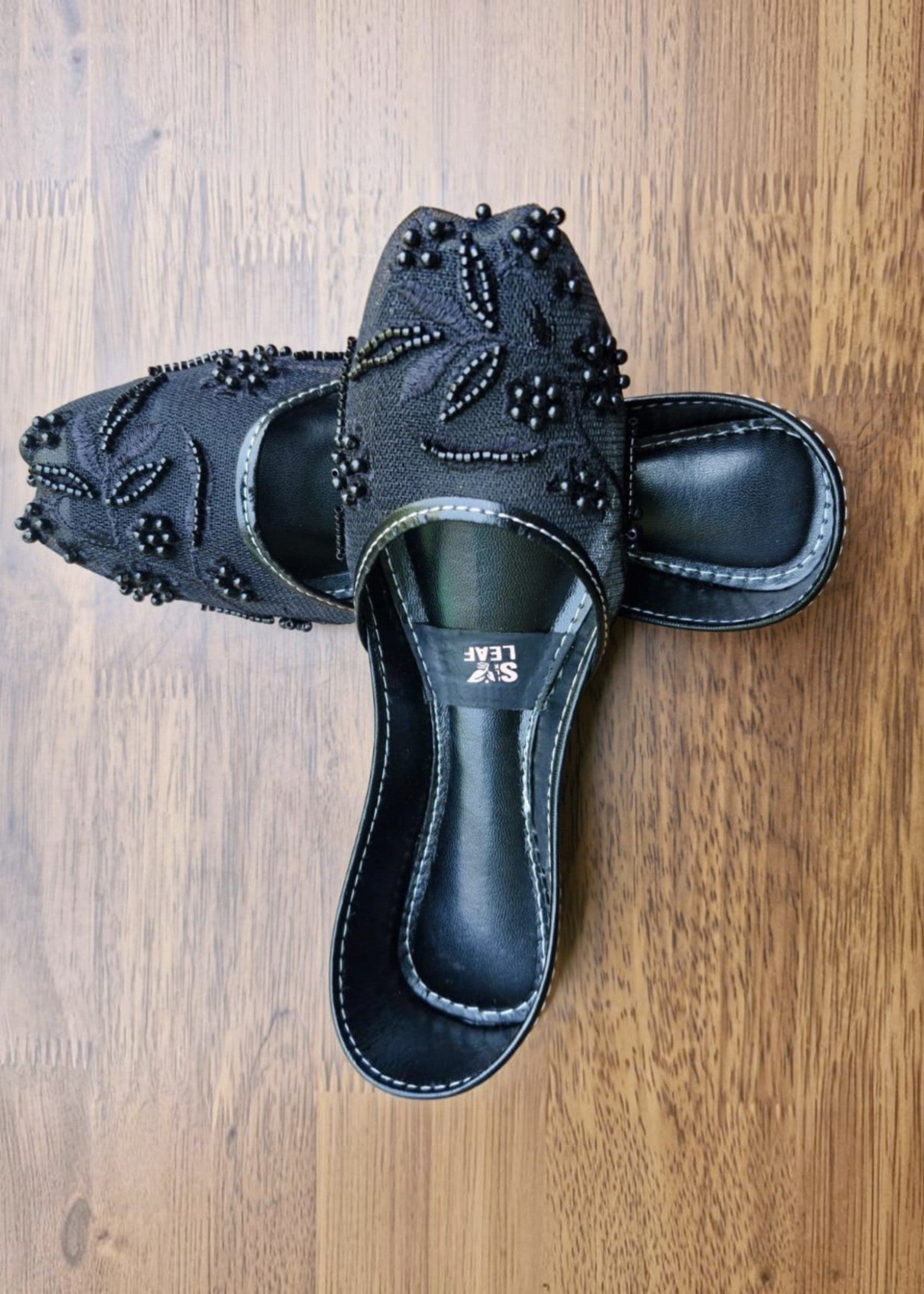 Khussa in Black by - High Quality Women Khussa IYE7771
