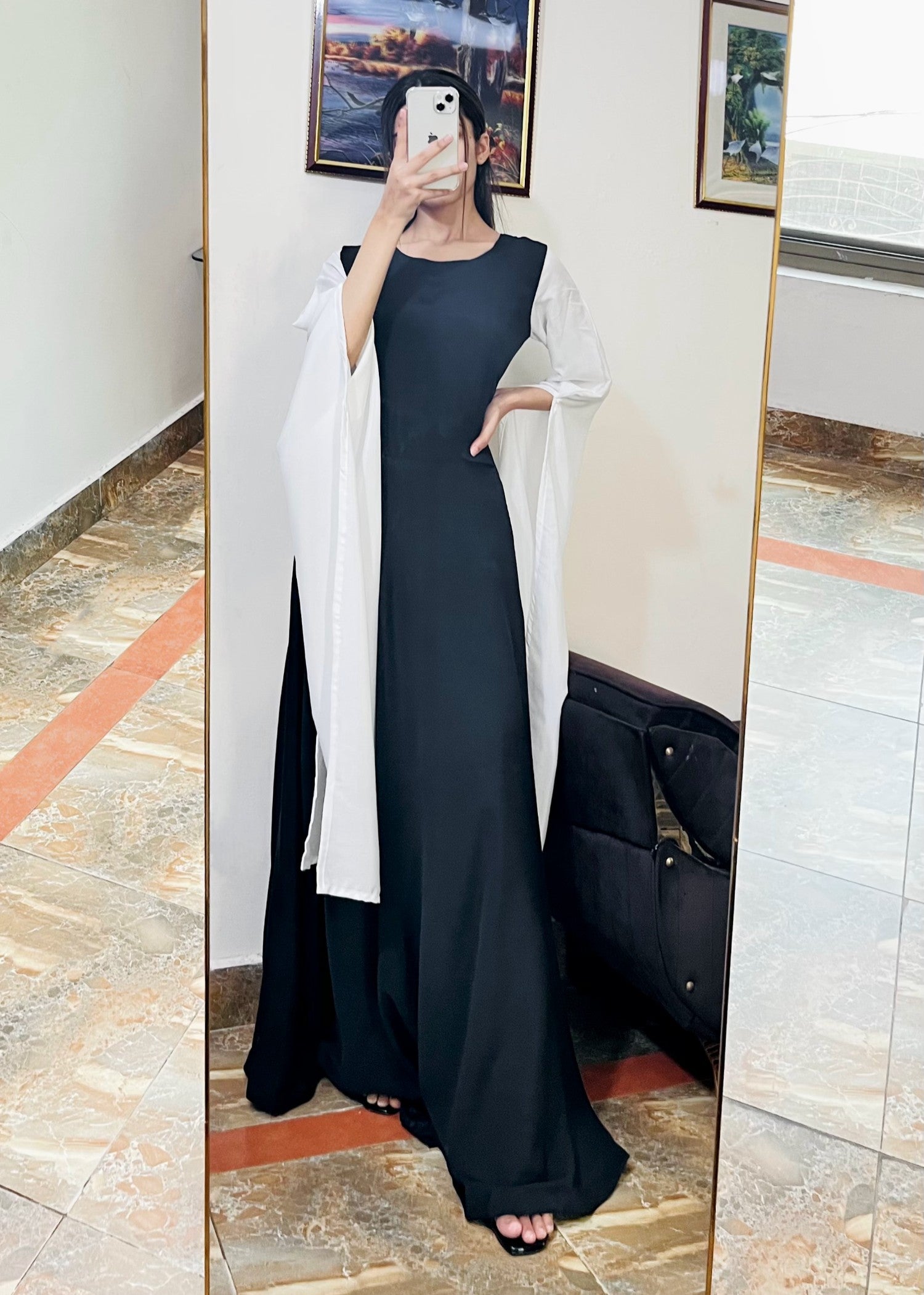 grip Frock in Black