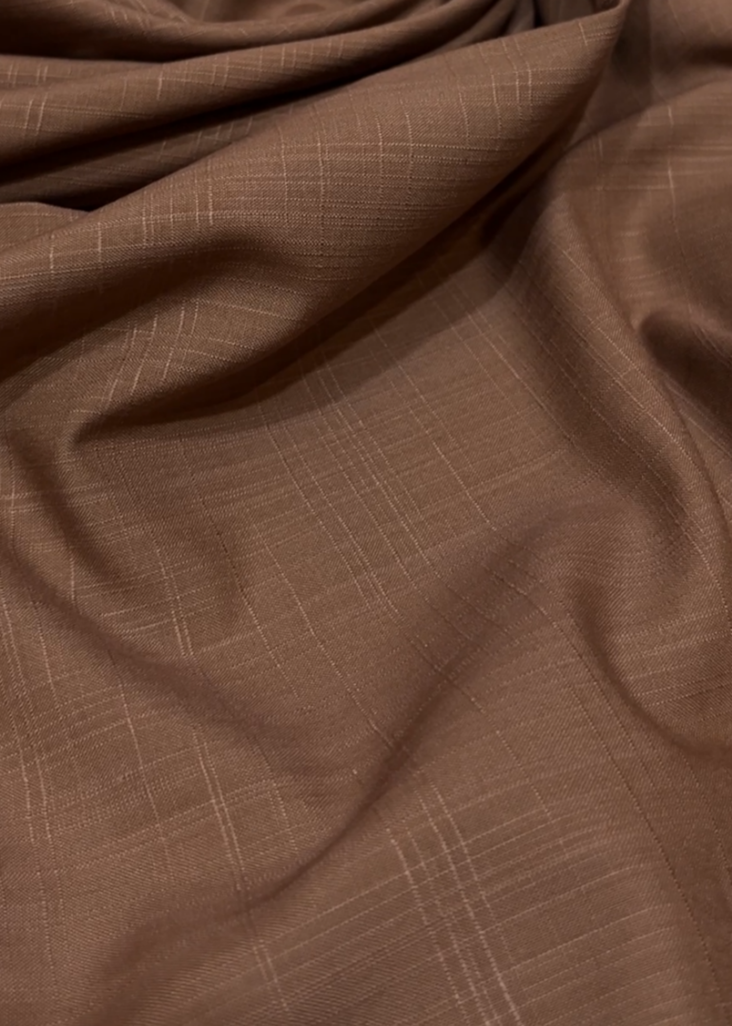 textured wash & wear Unstitched in Copper