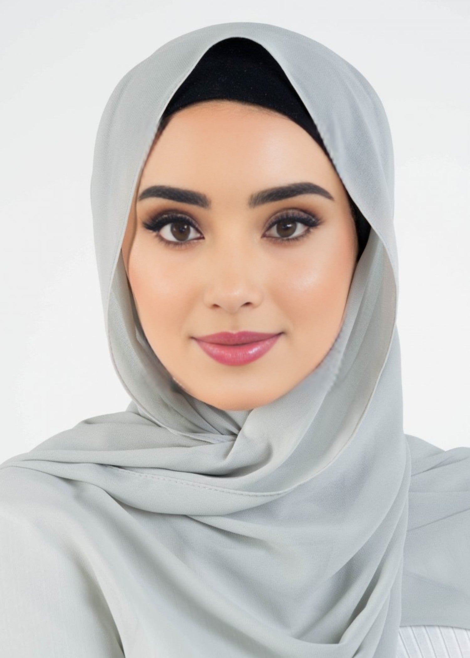 chiffon Hijab in Grey