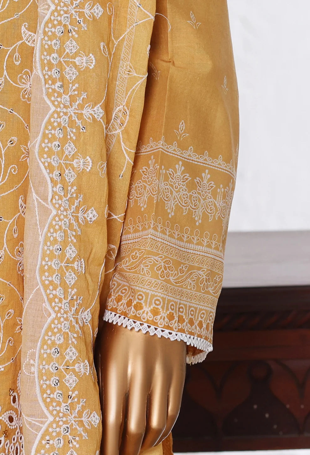 RTW White & White Embroidered Lawn – 8