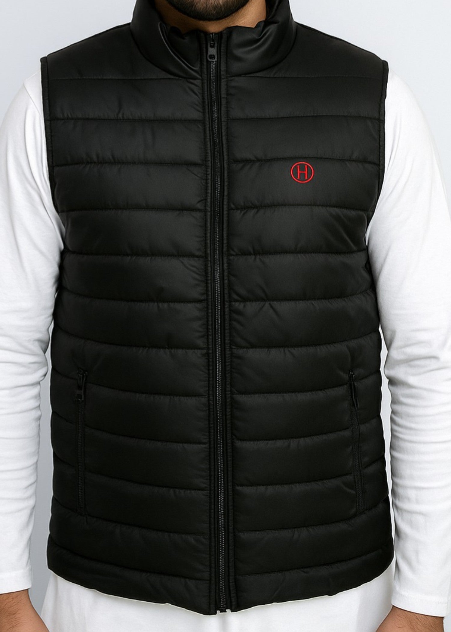 polyester Jacket in Black