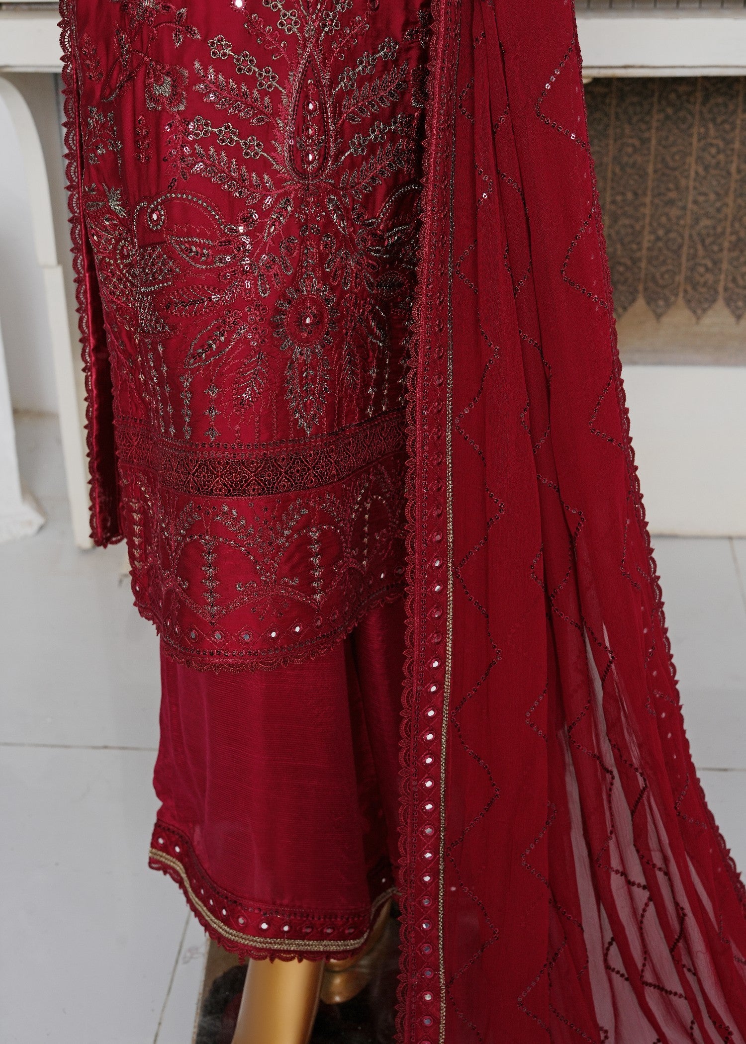 charmuse/shamooz Kurta Set in Red