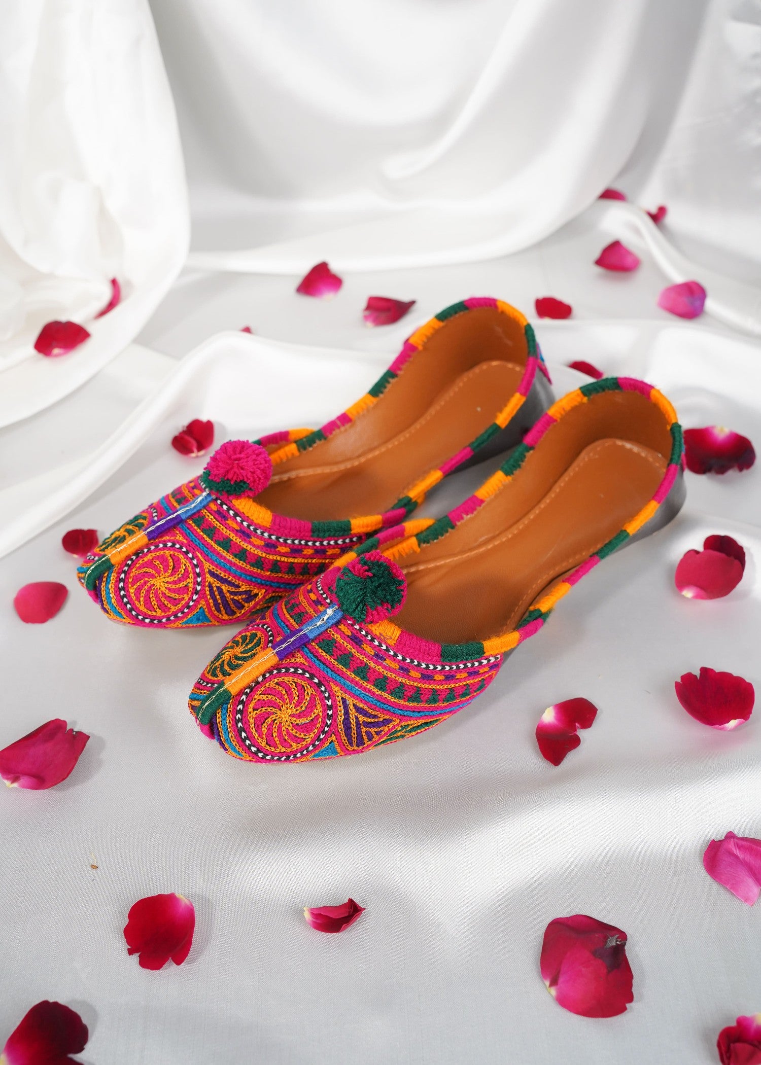 Khussa in Multi by - High Quality Women Khussa EYJ1293