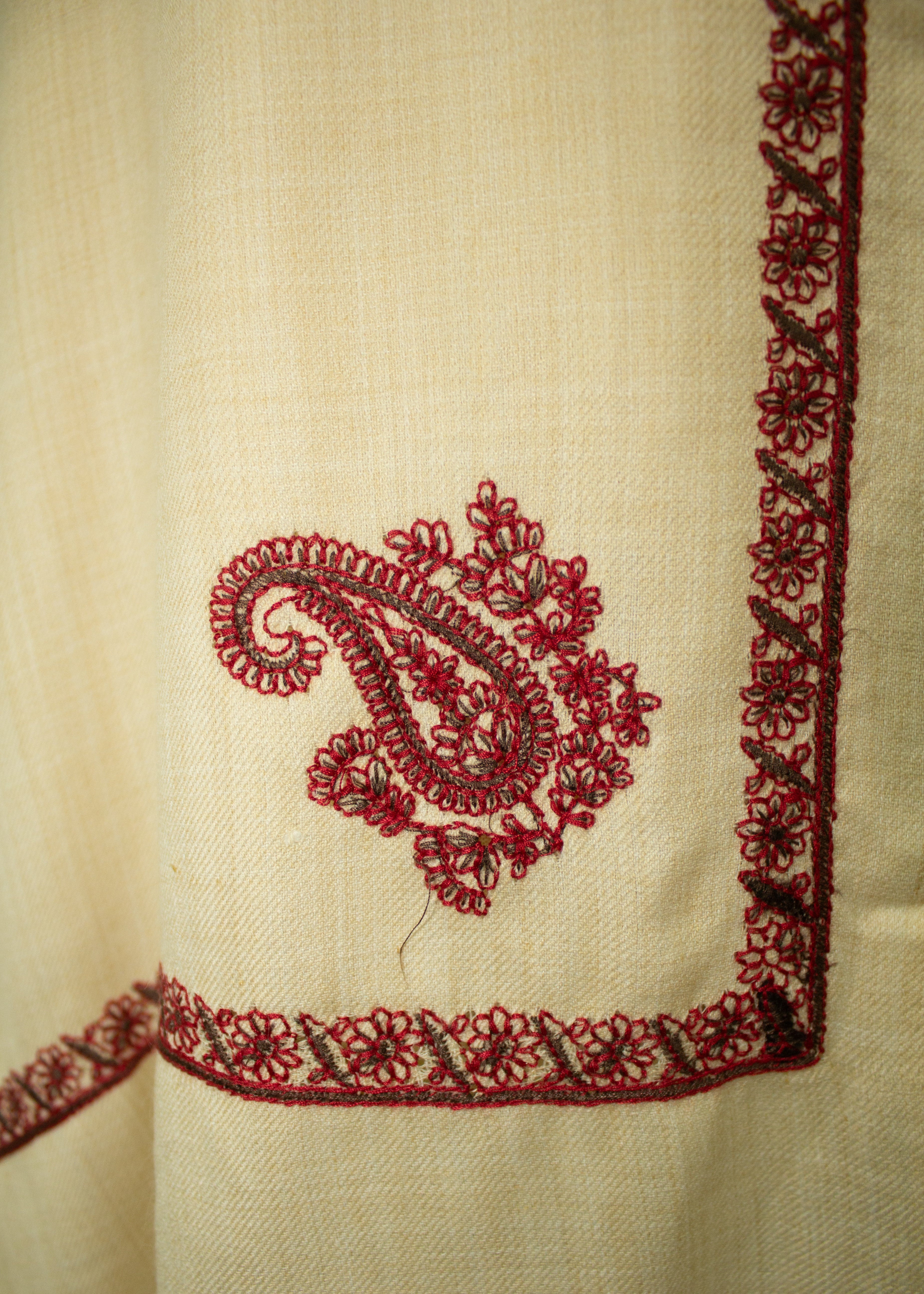 Shawl in Beige Color by - Trendy Women Shawl IGO7808
