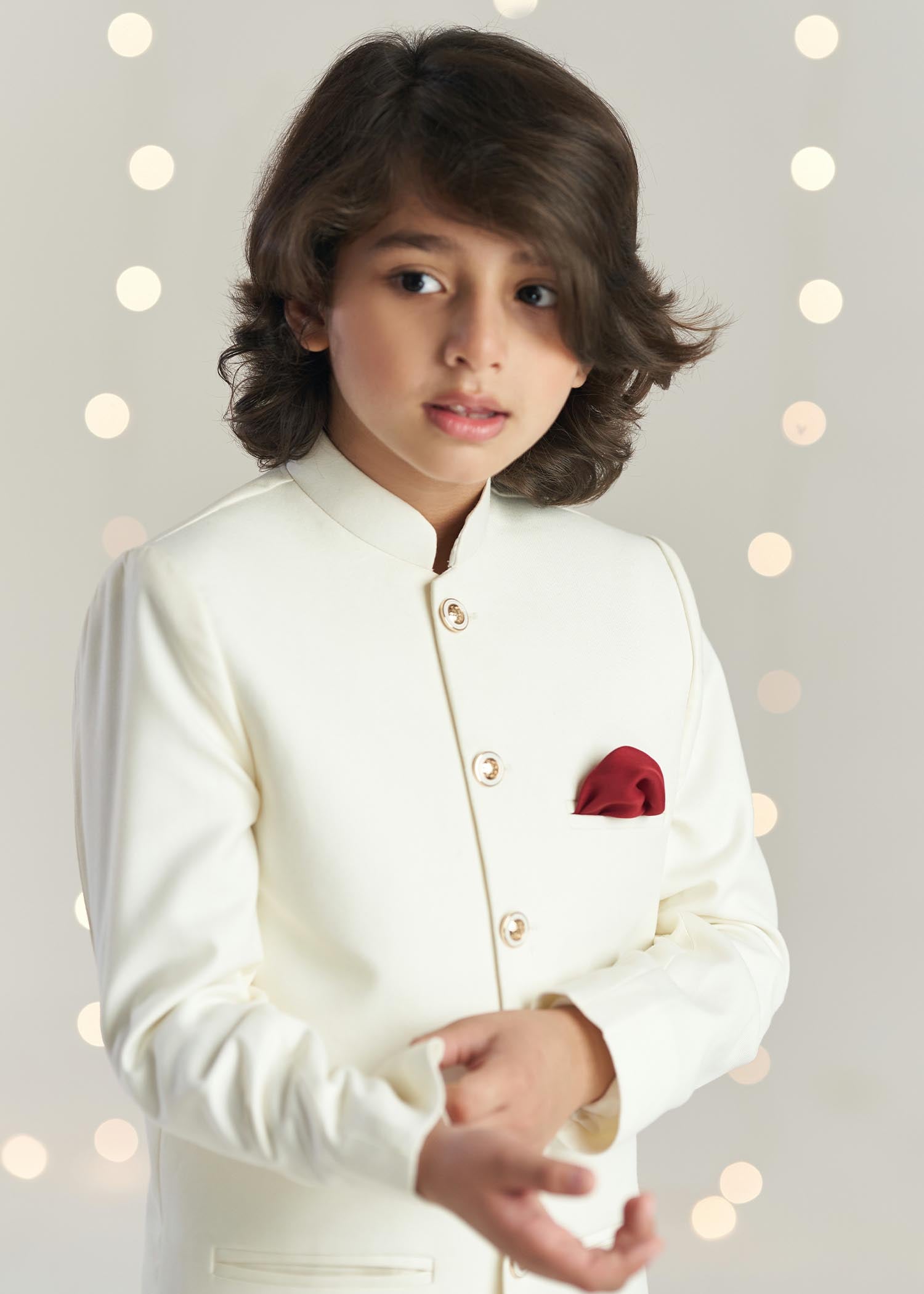 grip Prince Coat in Cream