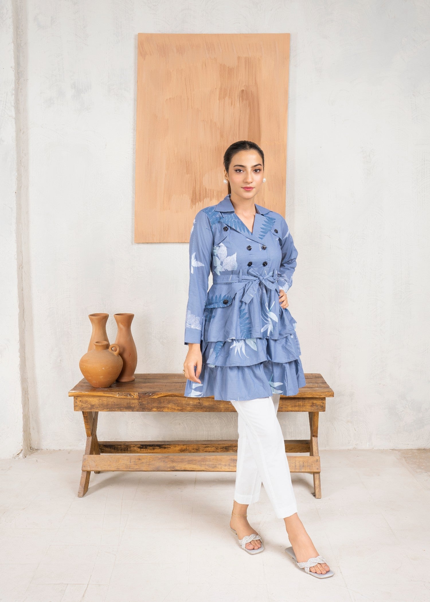 cotton Tunic in Blue