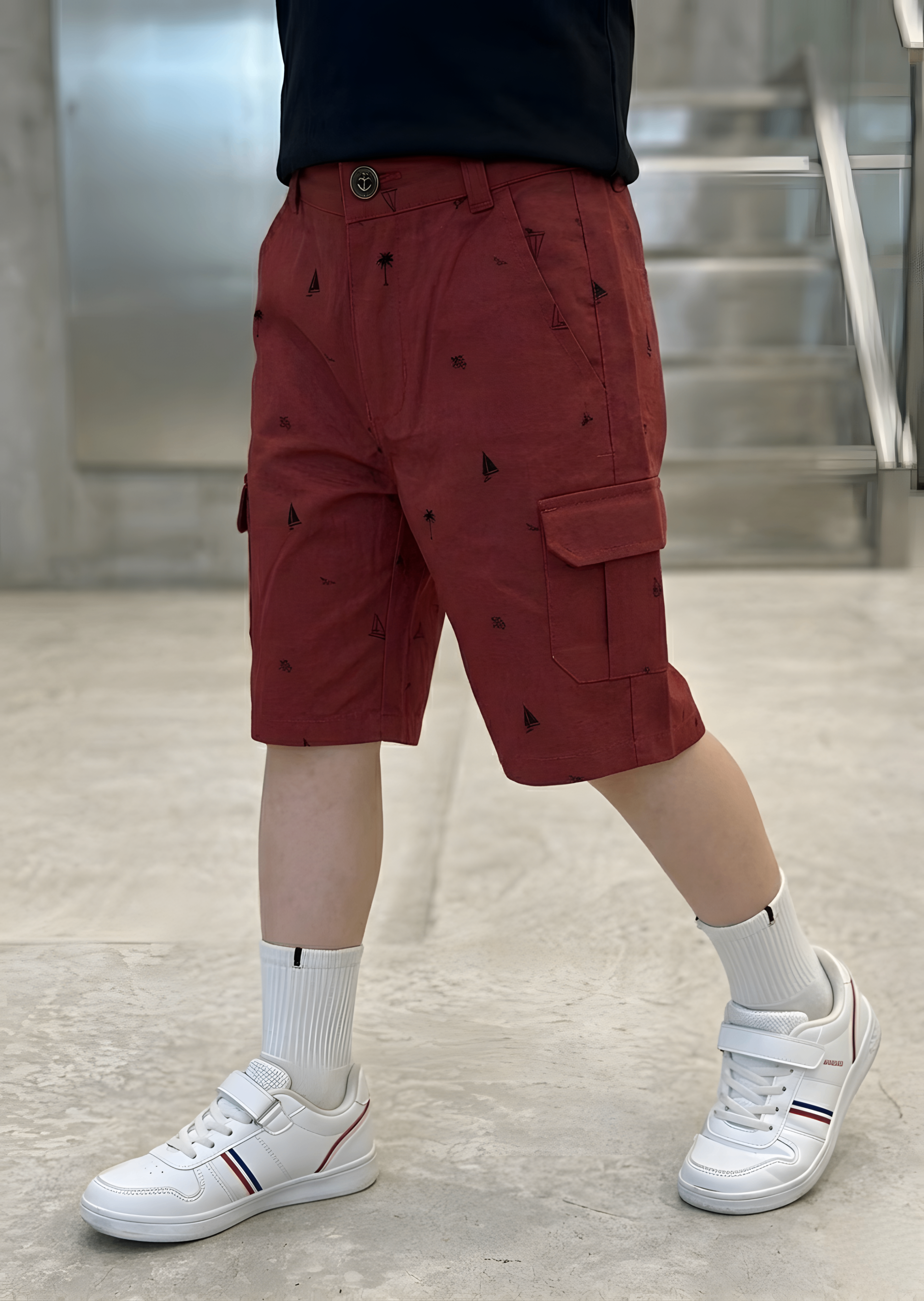 lawn Shorts in Rustic brown