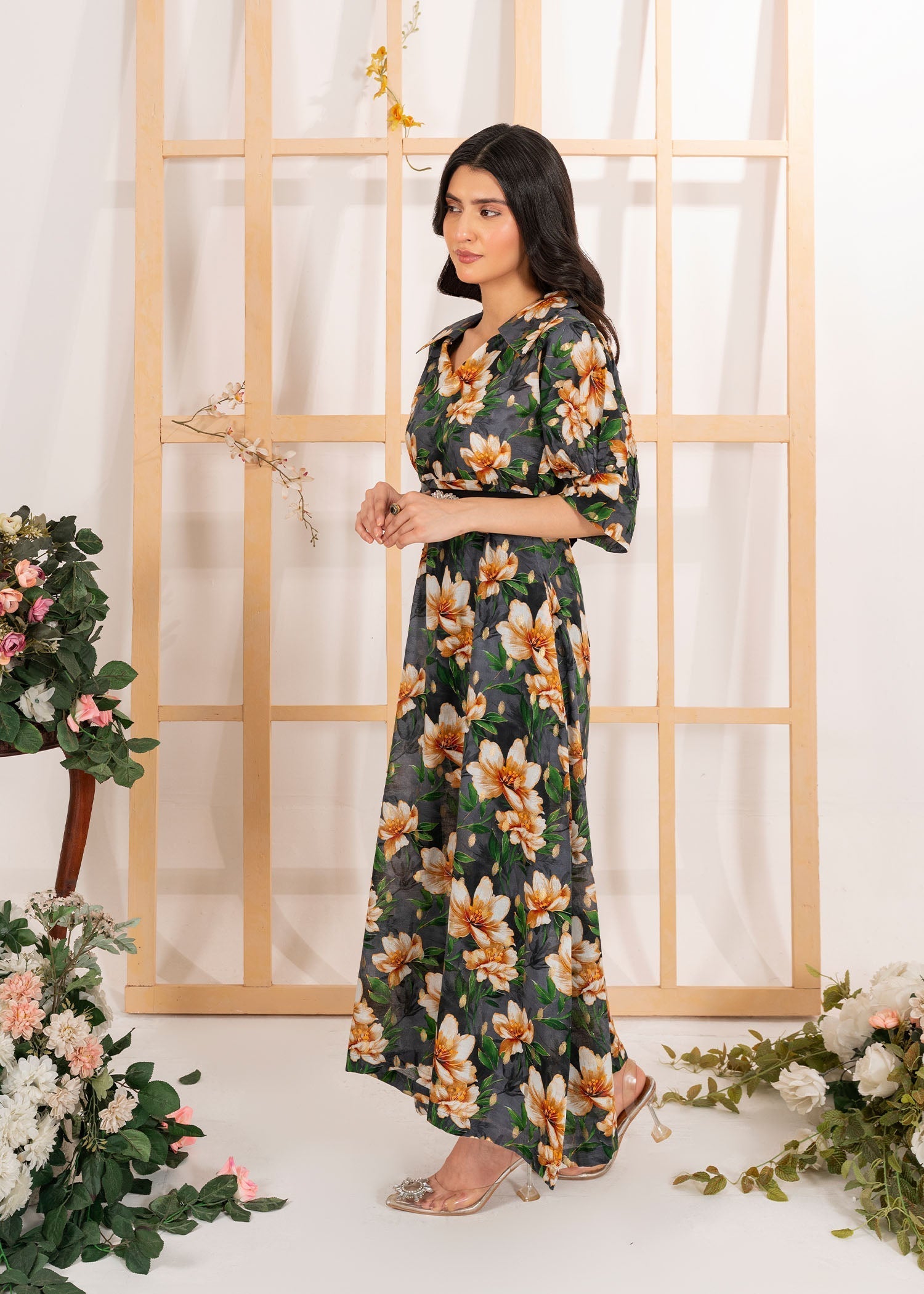 lawn Maxi in Grey