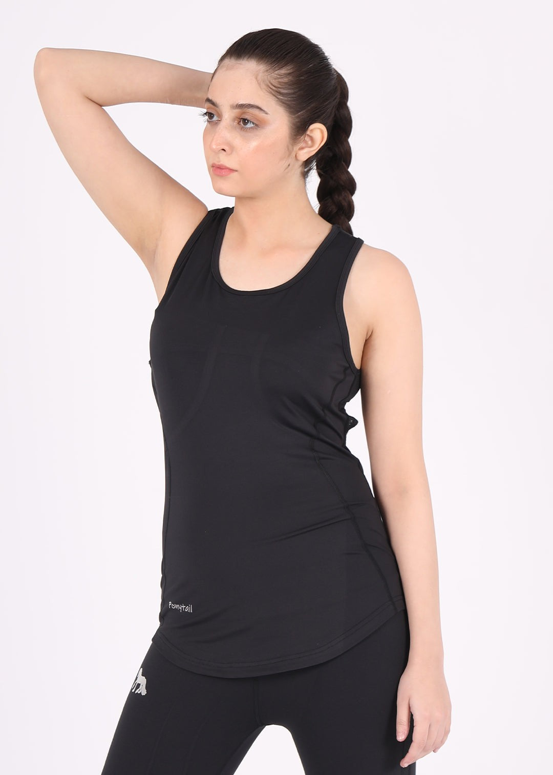 spandex Tank Top in Black