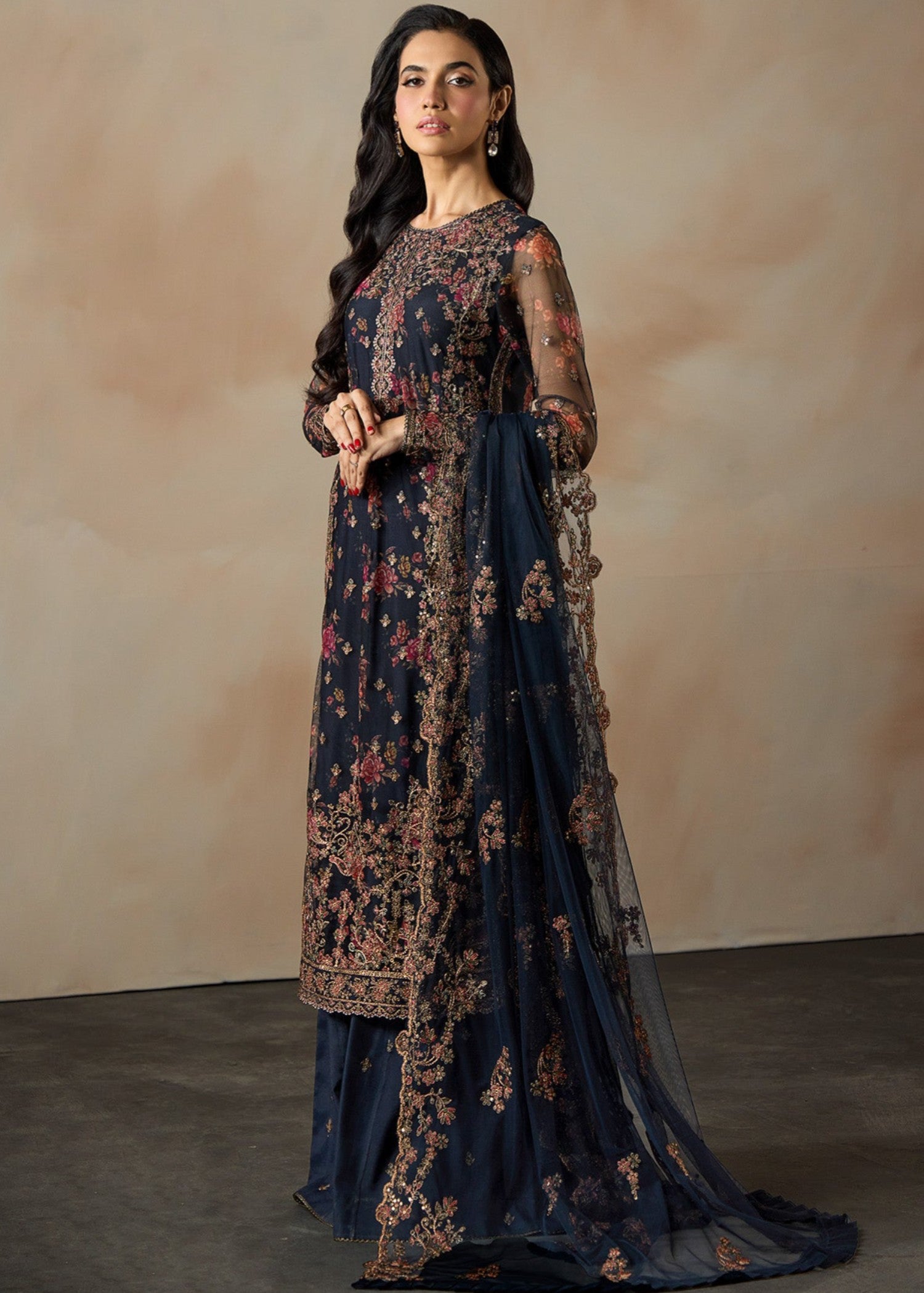 net Sharara in Blue