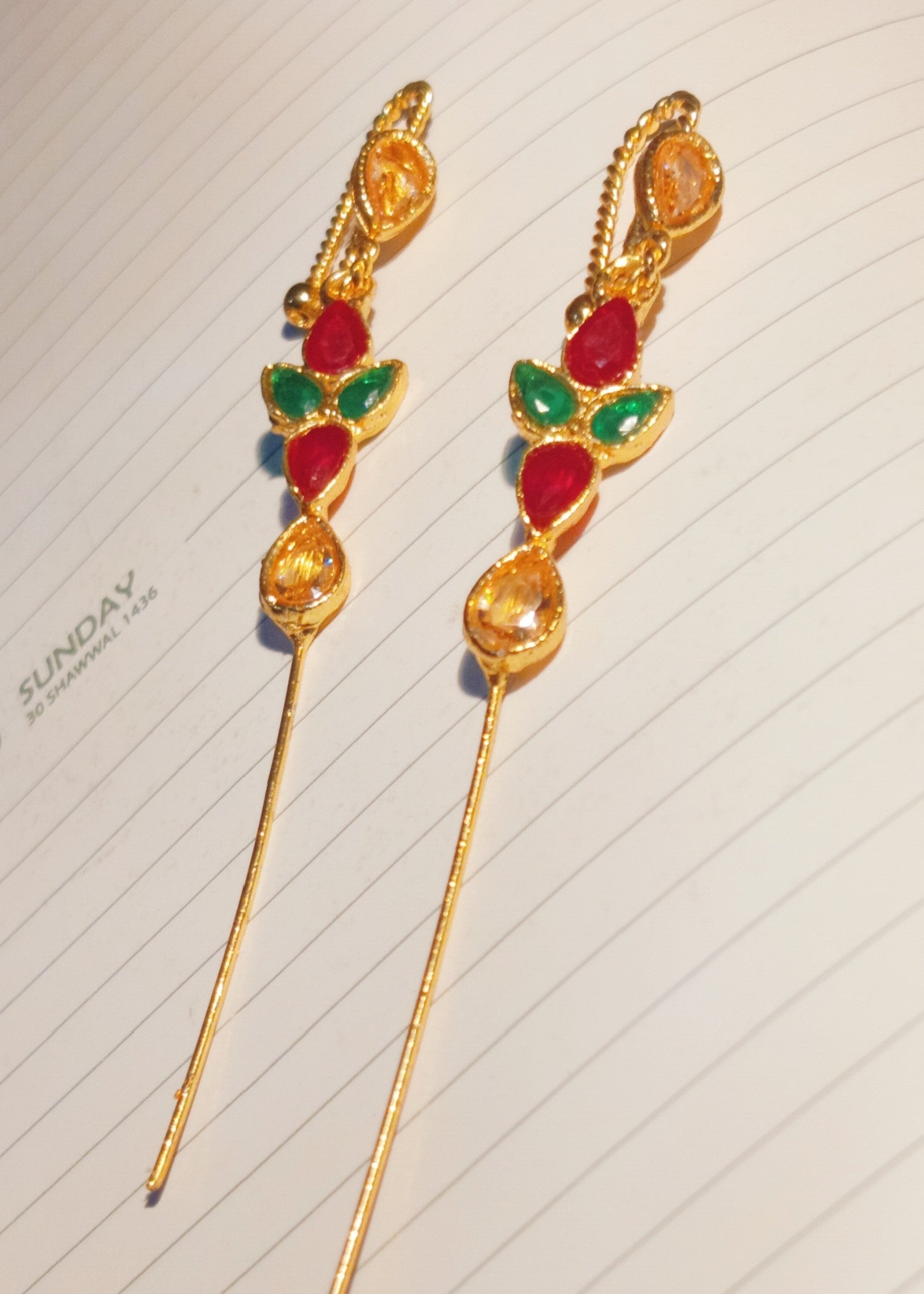 Earrings in Multi Color by - Trendy Women Earrings HTA8689