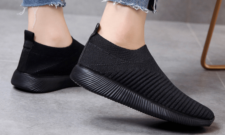 2021 winter new casual knitted socks shoes flat sports shoes