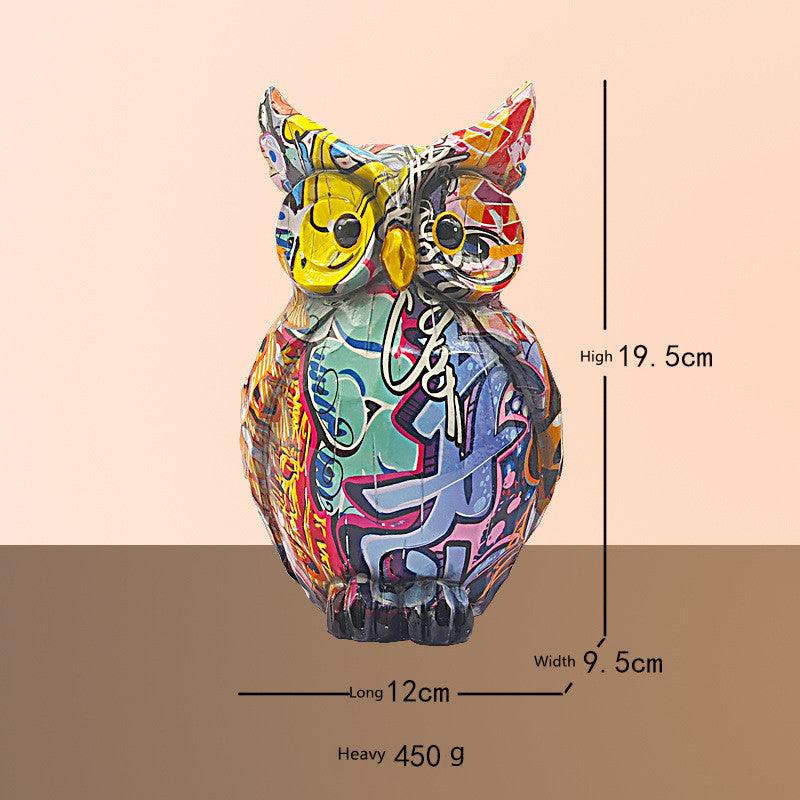 Creative Colorful Animal Resin Ornaments
